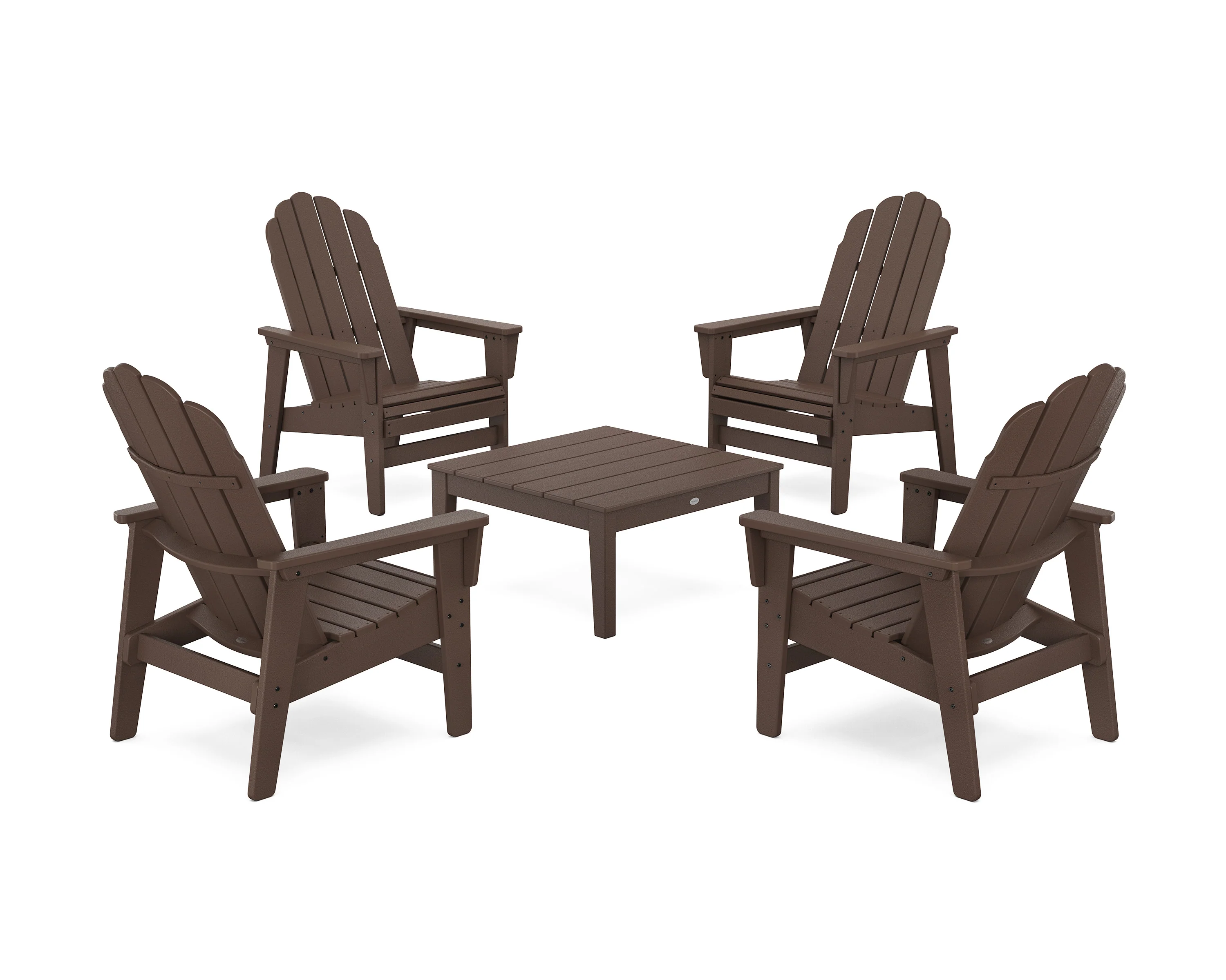 5-Piece Vineyard Grand Upright Adirondack Chair Conversation Group - Image 13