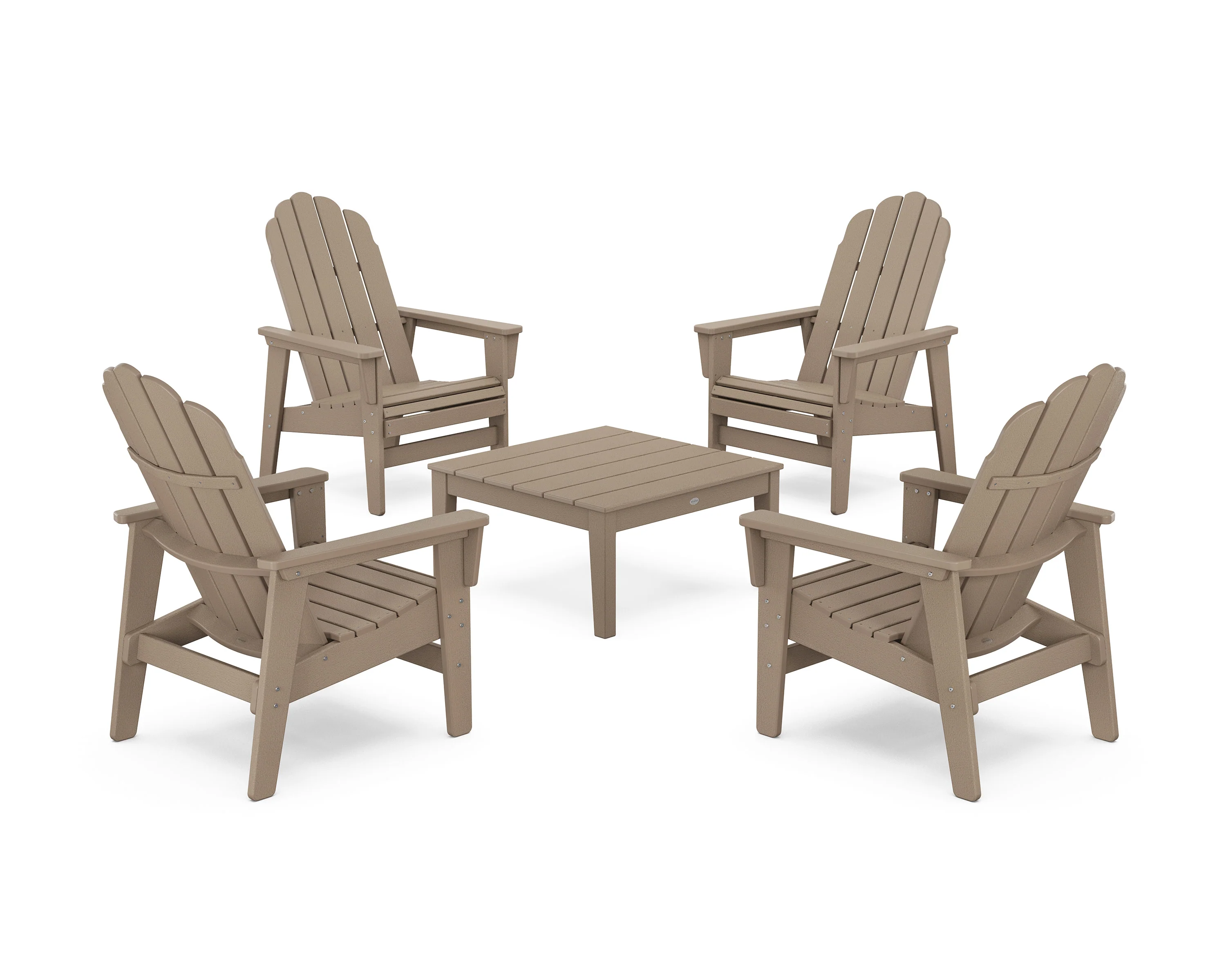 5-Piece Vineyard Grand Upright Adirondack Chair Conversation Group - Image 14