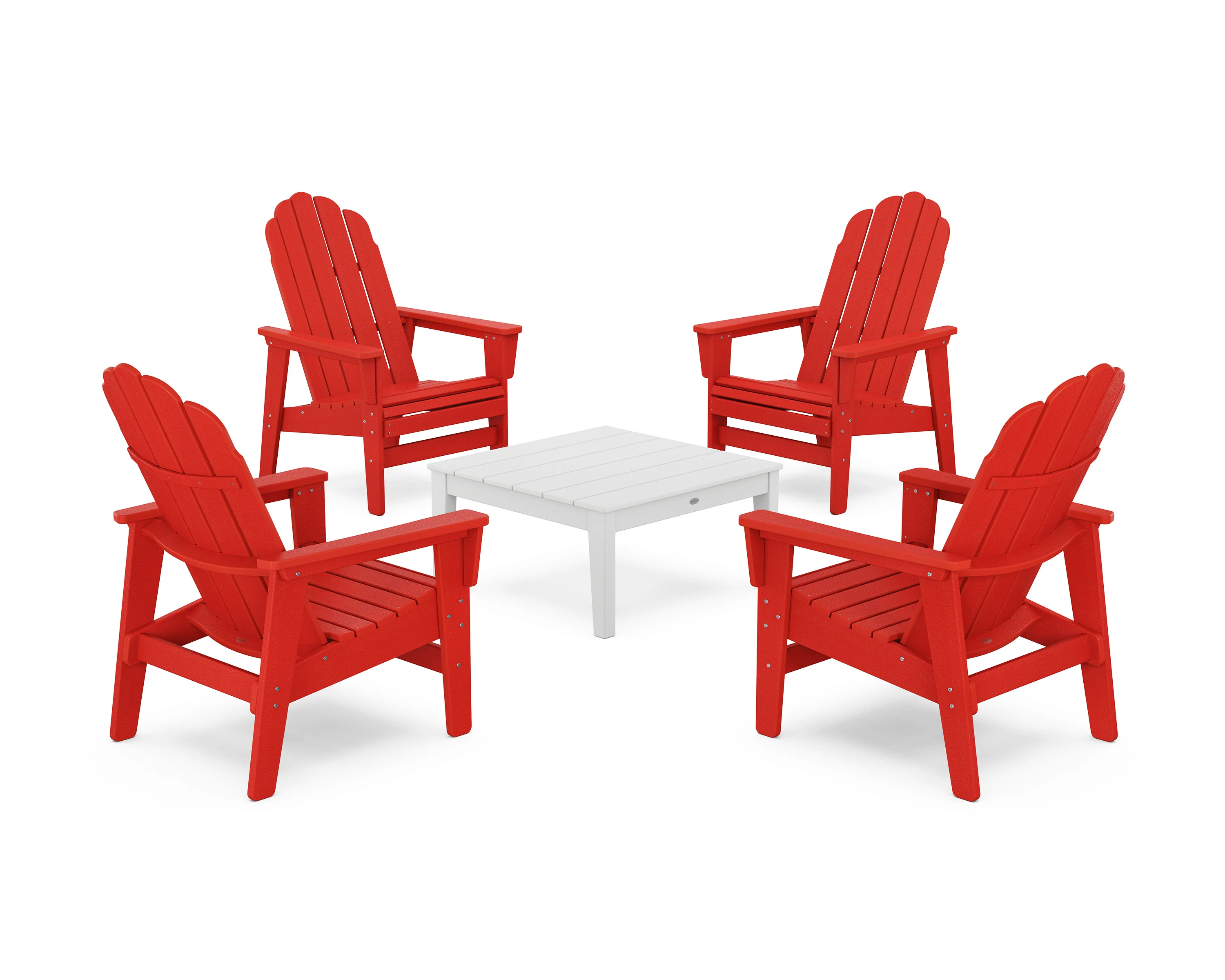 5-Piece Vineyard Grand Upright Adirondack Chair Conversation Group - Image 15