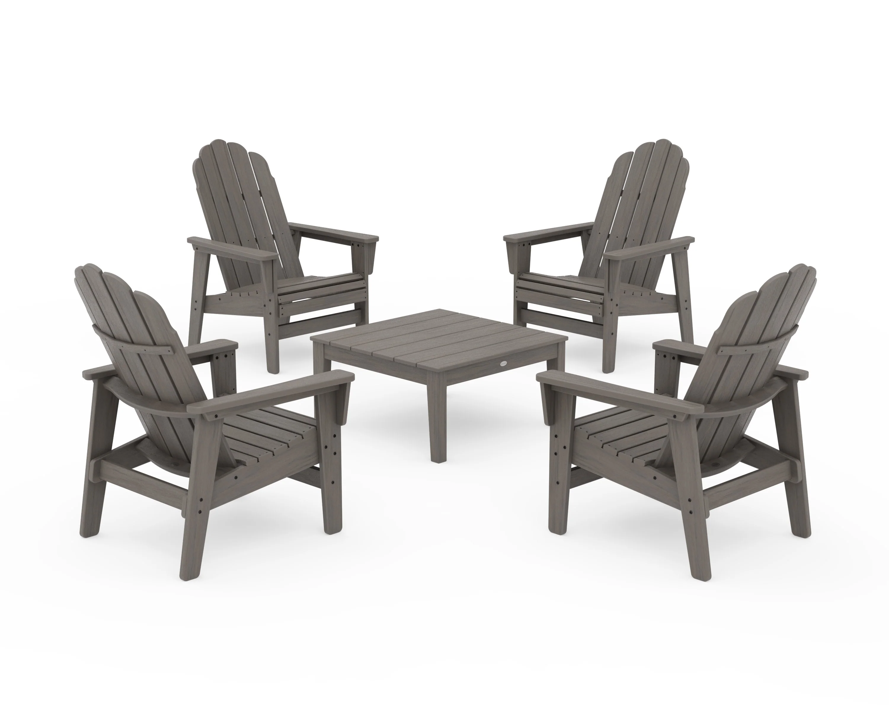 5-Piece Vineyard Grand Upright Adirondack Chair Conversation Group - Image 18