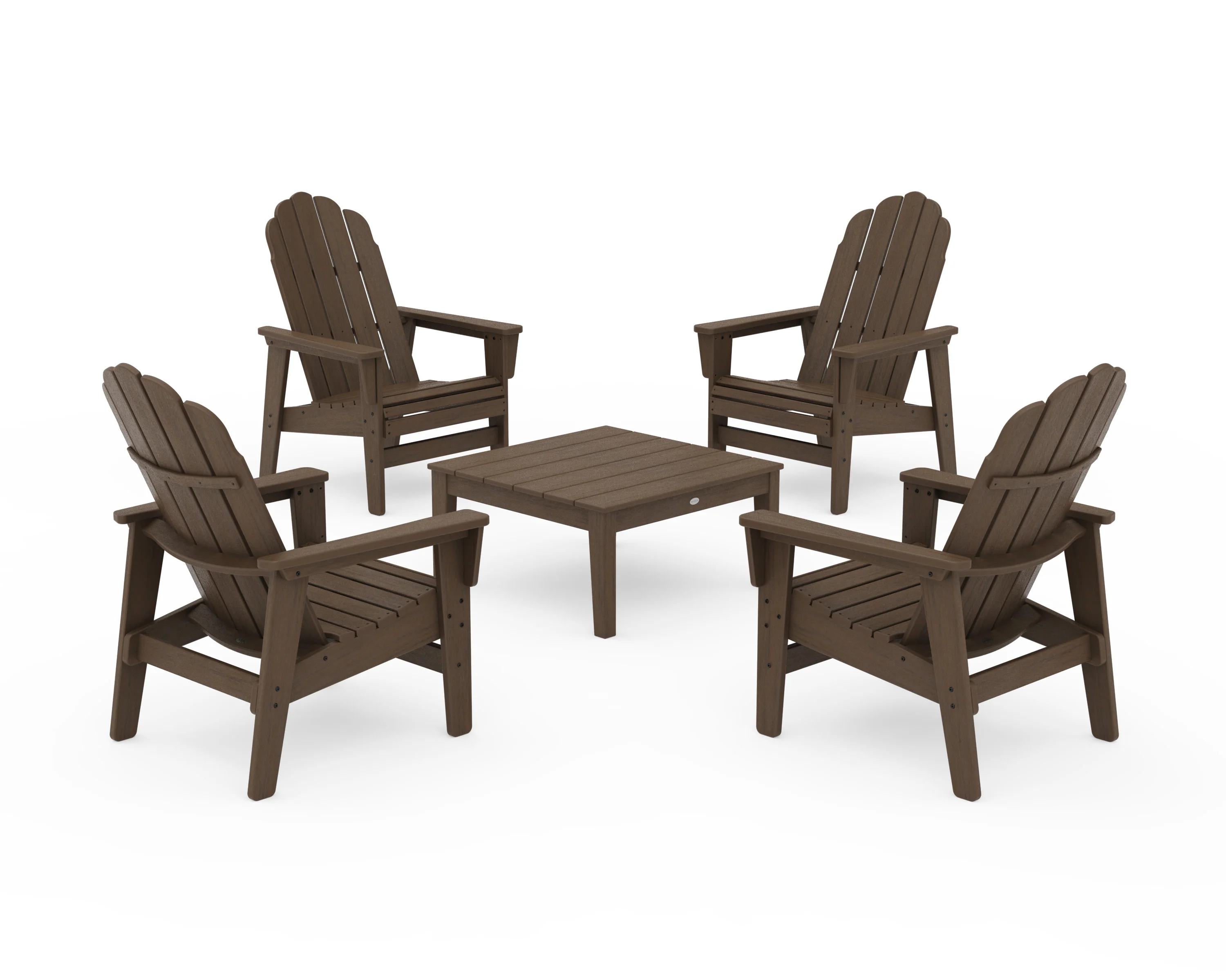 5-Piece Vineyard Grand Upright Adirondack Chair Conversation Group - Image 19