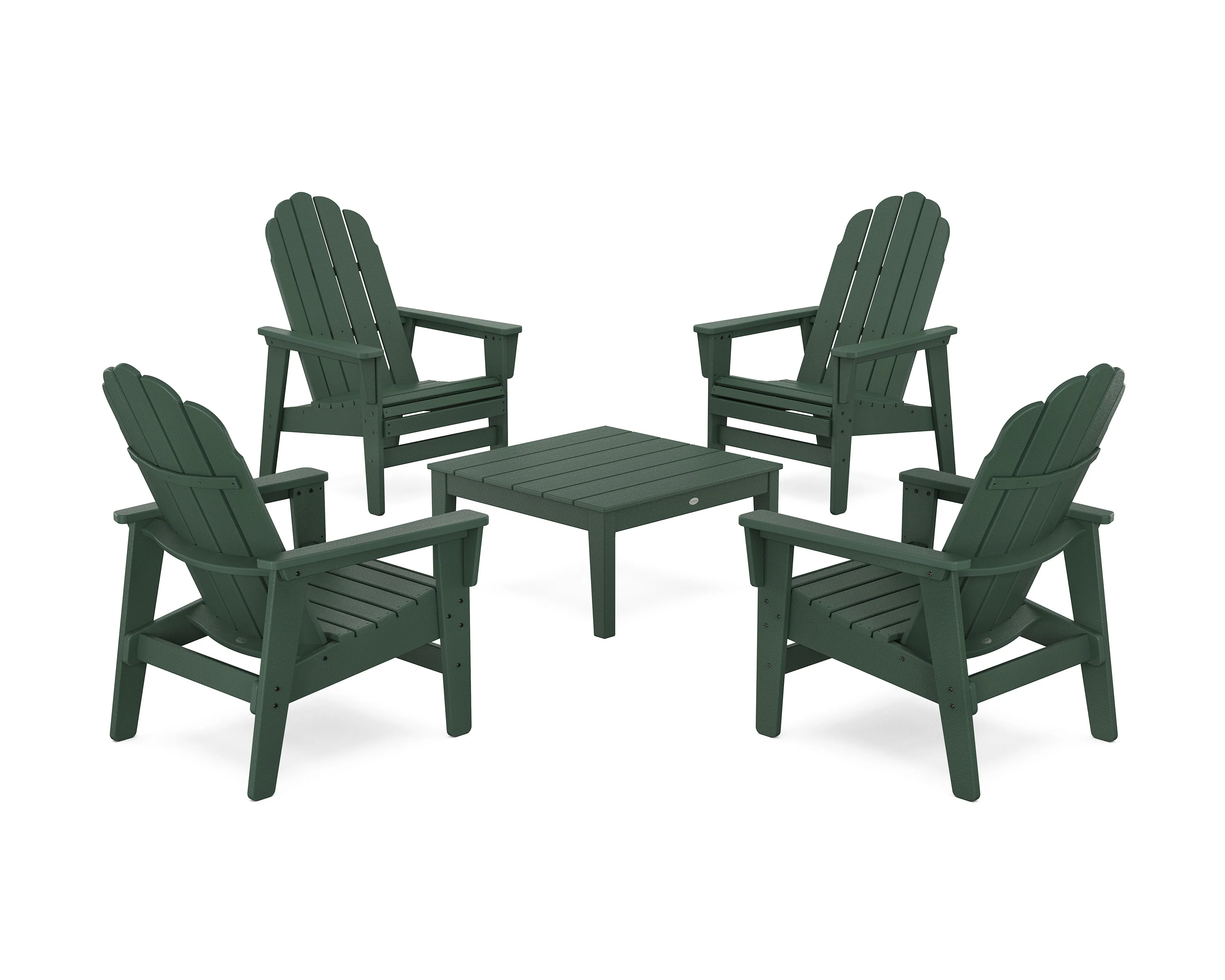 5-Piece Vineyard Grand Upright Adirondack Chair Conversation Group - Image 2
