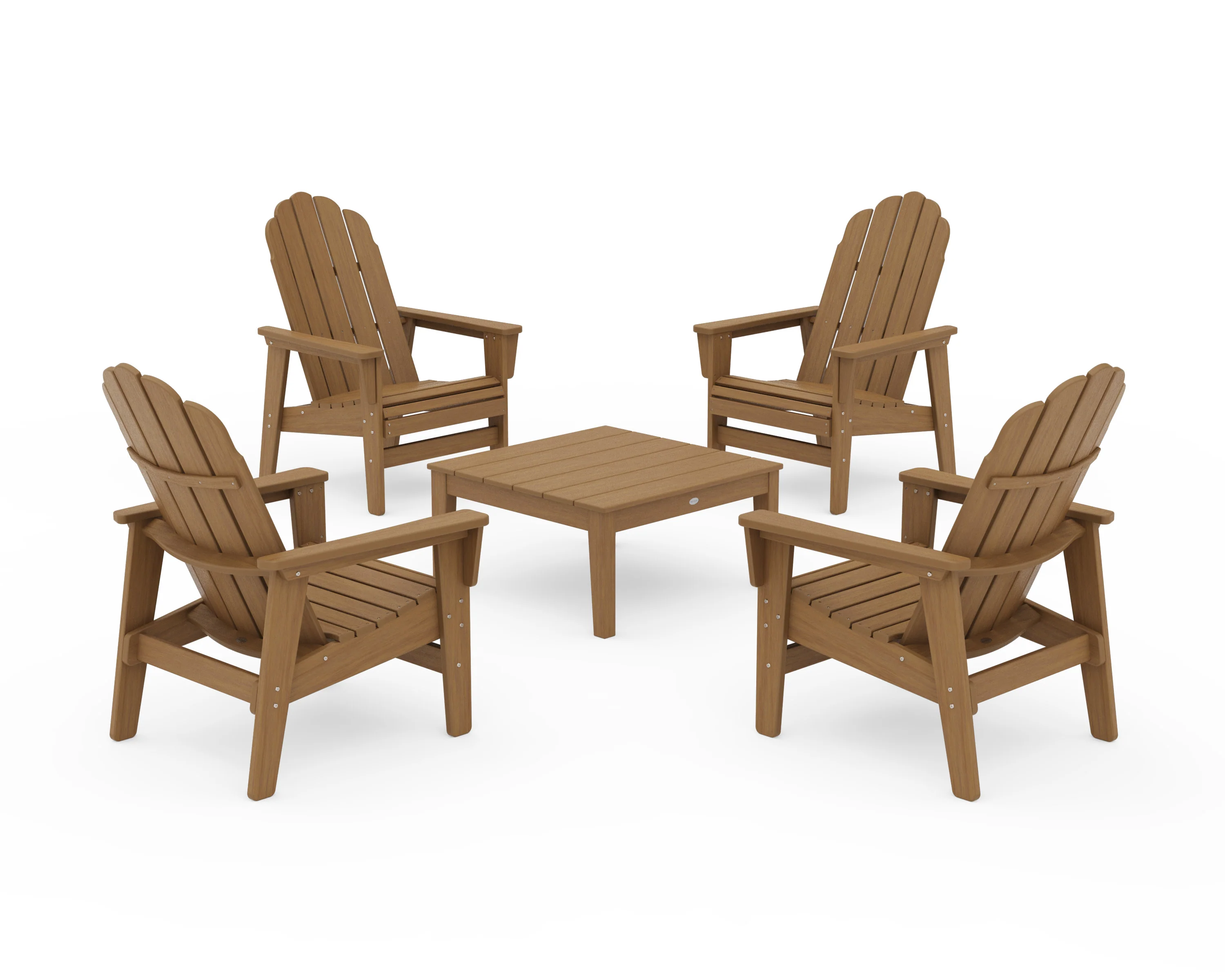 5-Piece Vineyard Grand Upright Adirondack Chair Conversation Group - Image 20
