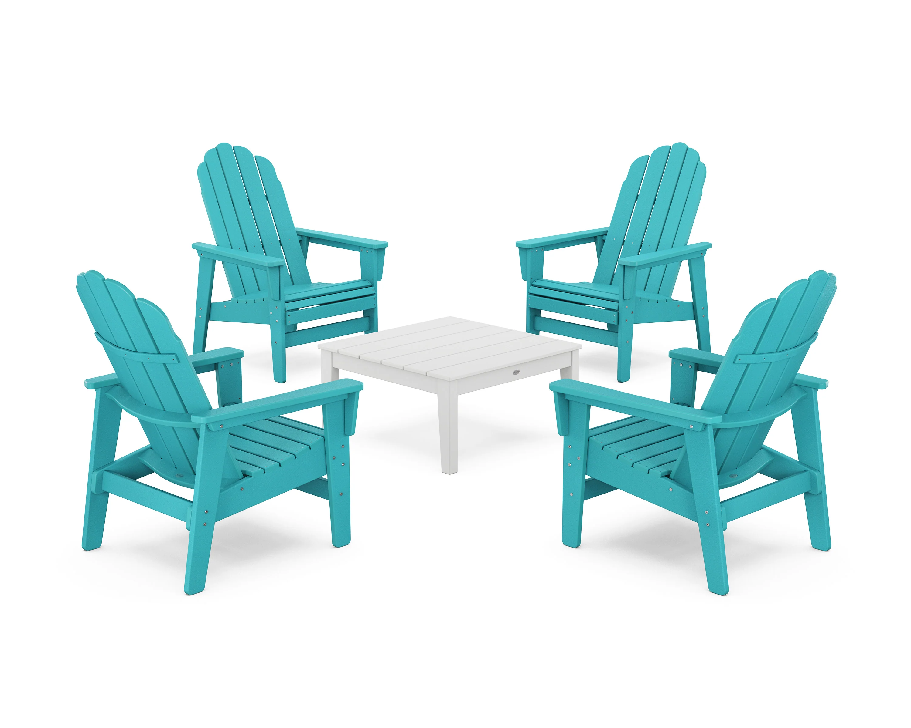 5-Piece Vineyard Grand Upright Adirondack Chair Conversation Group - Image 3