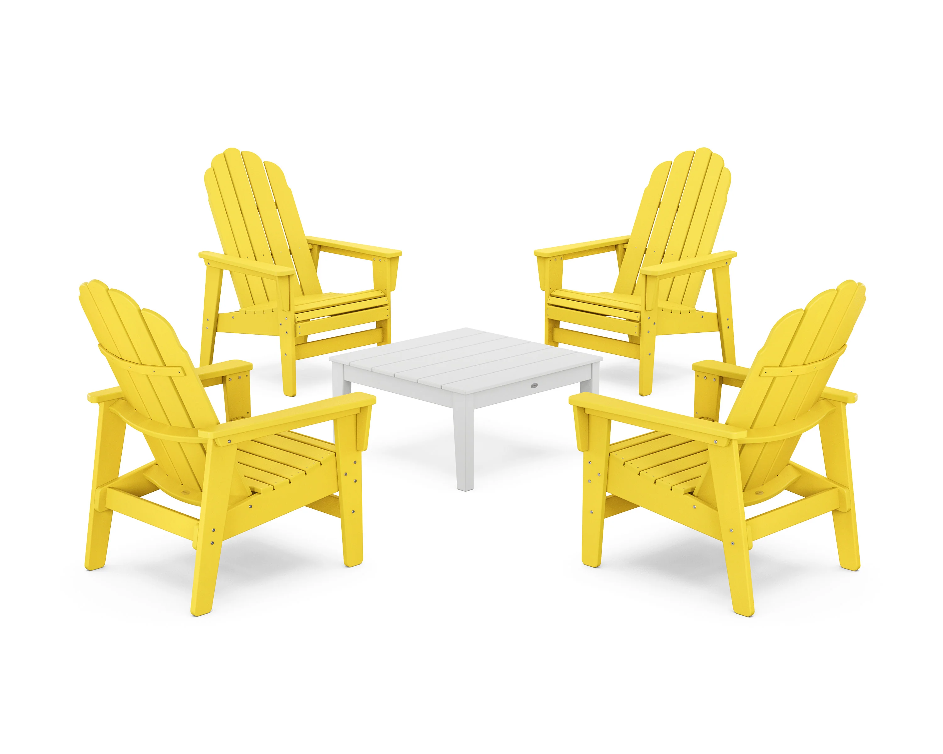 5-Piece Vineyard Grand Upright Adirondack Chair Conversation Group - Image 4