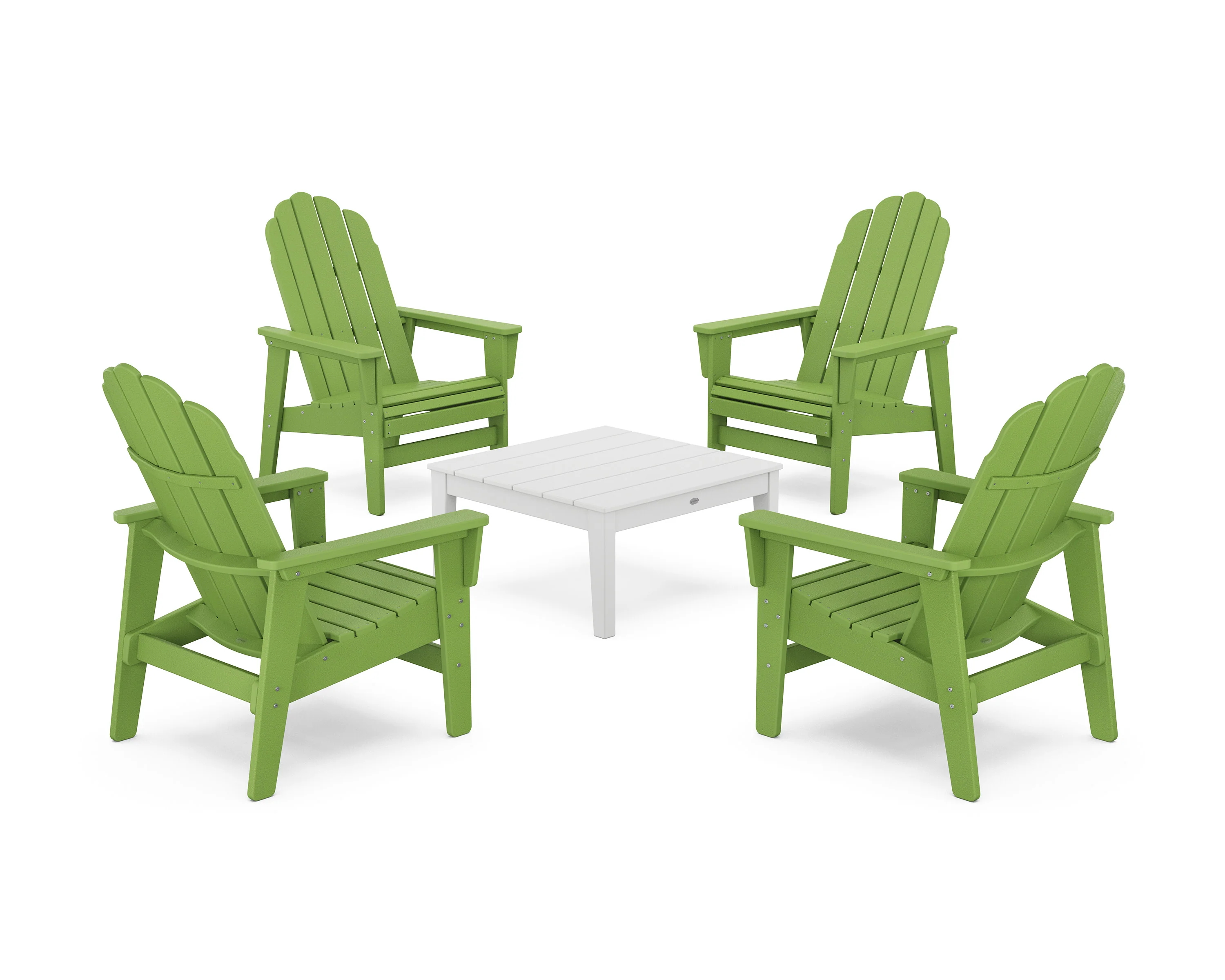 5-Piece Vineyard Grand Upright Adirondack Chair Conversation Group - Image 5