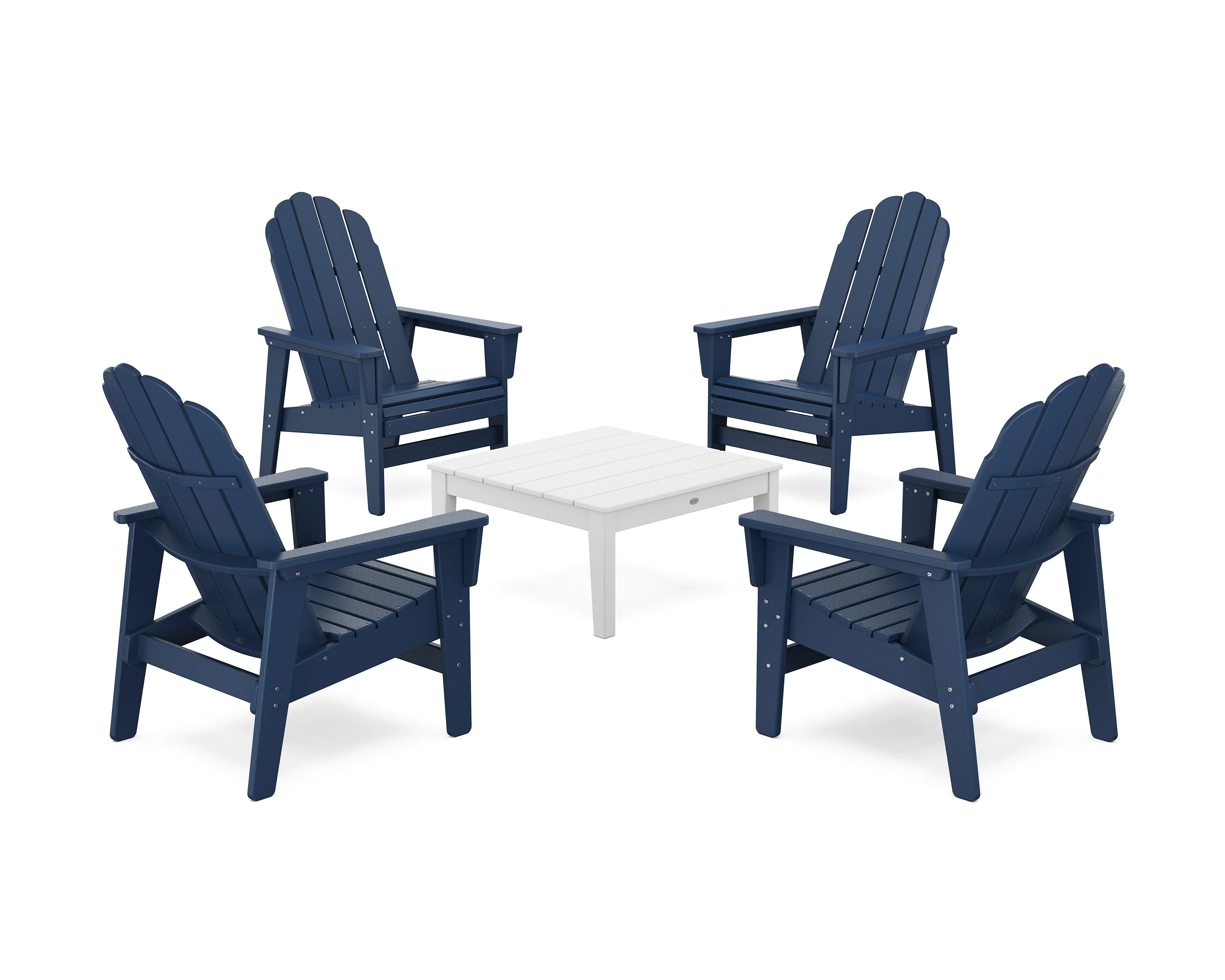 5-Piece Vineyard Grand Upright Adirondack Chair Conversation Group - Image 9