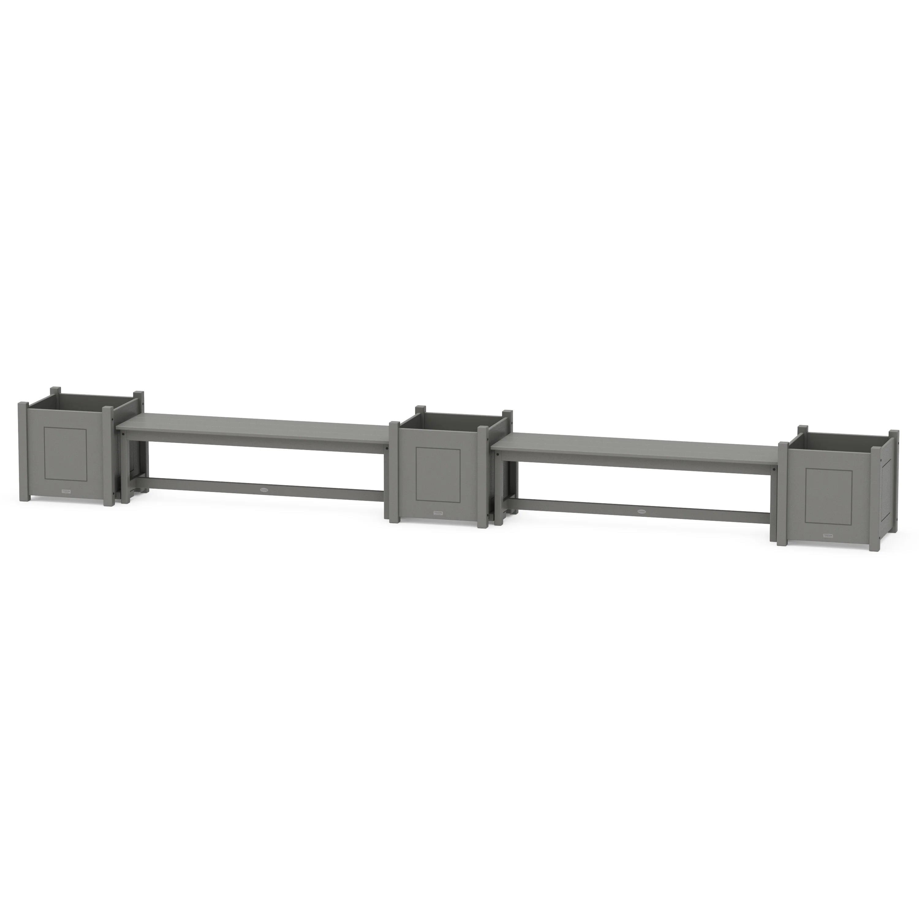 60" Country Living L- Shaped Planter Bench Corner Set - Large - Image 2