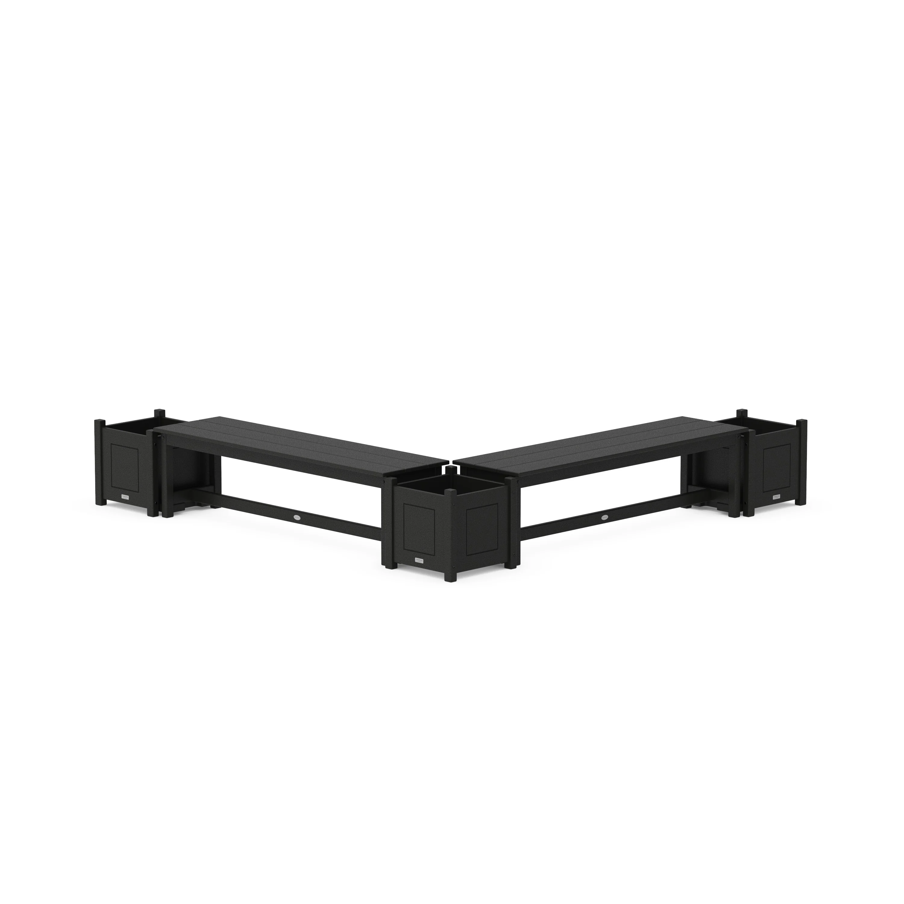 60" Country Living L- Shaped Planter Bench Corner Set - Image 3