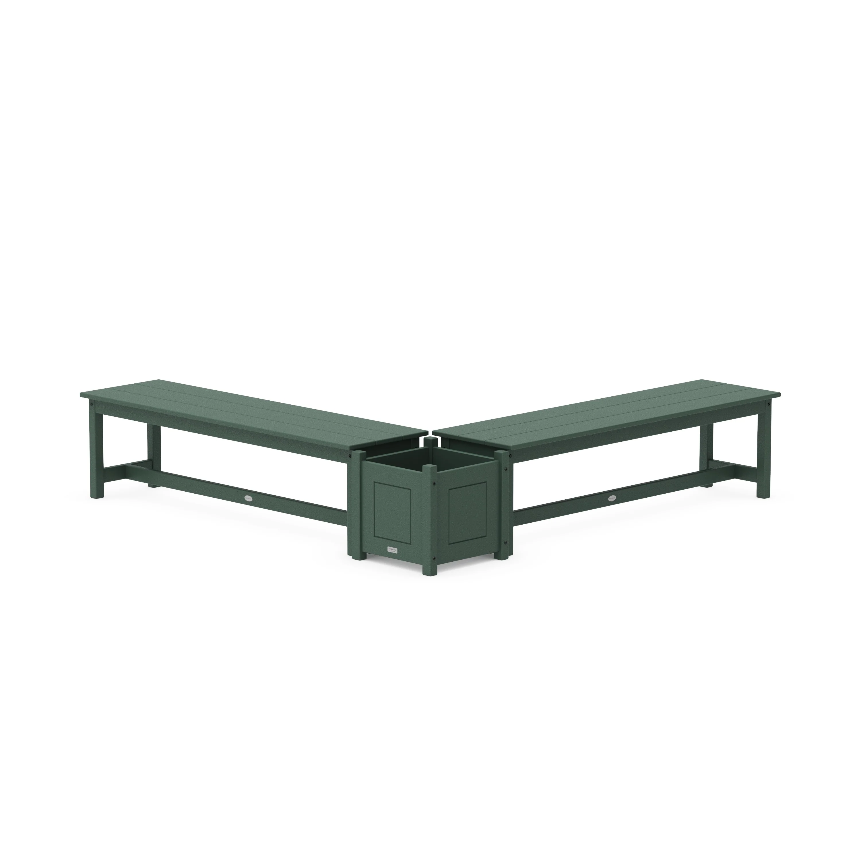 60" Country Living L- Shaped Planter Bench Set - Image 2
