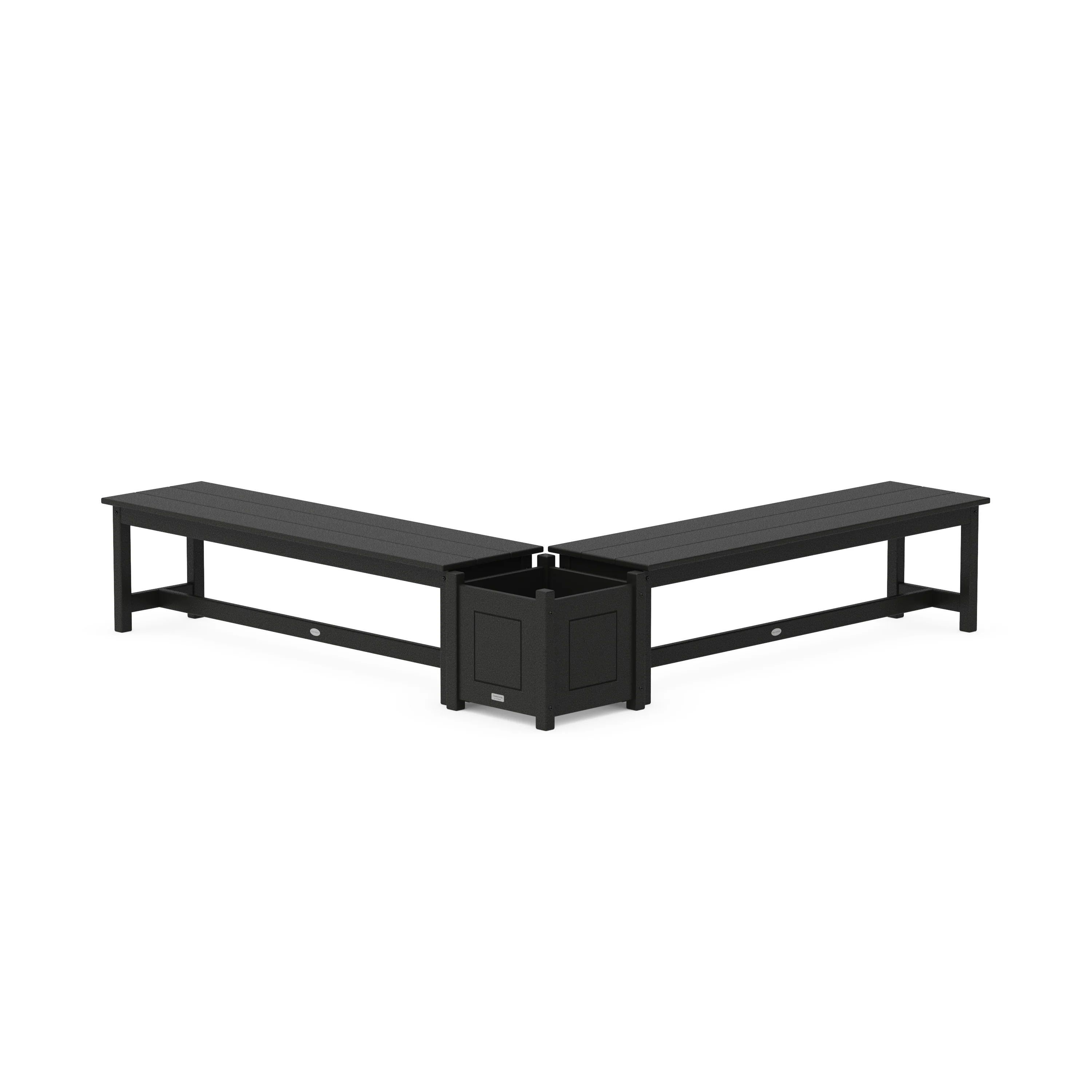 60" Country Living L- Shaped Planter Bench Set - Image 7