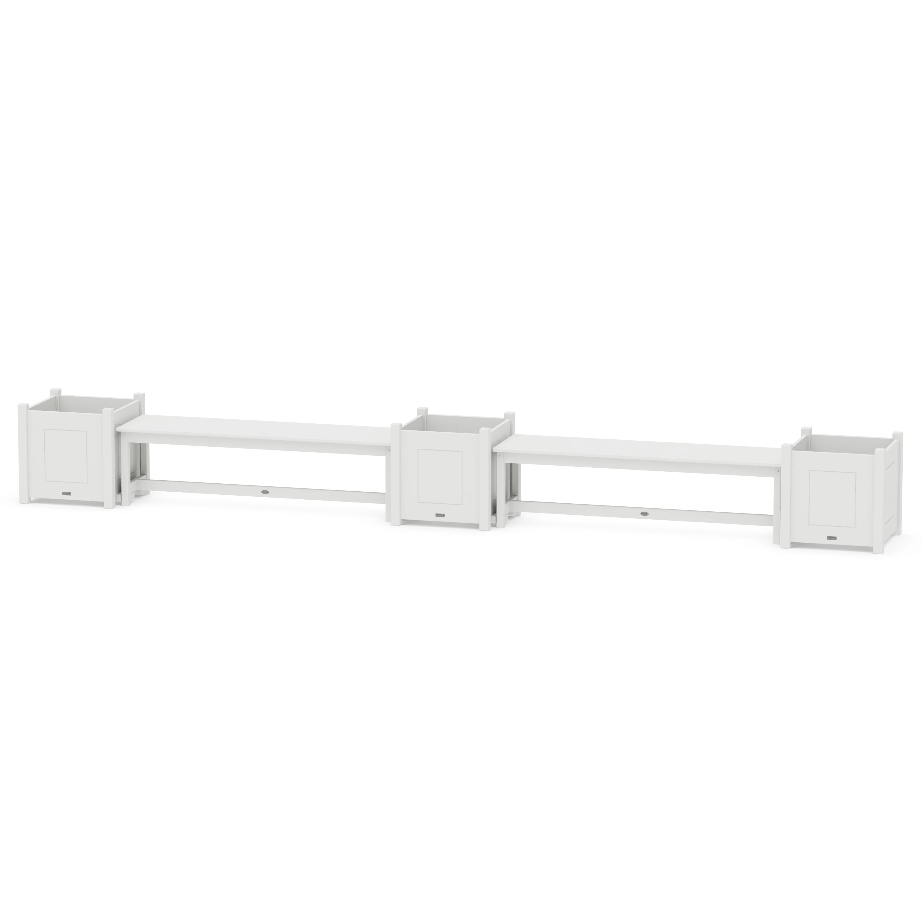 60" Country Living Straight Double Planter Bench Set - Large - Image 3