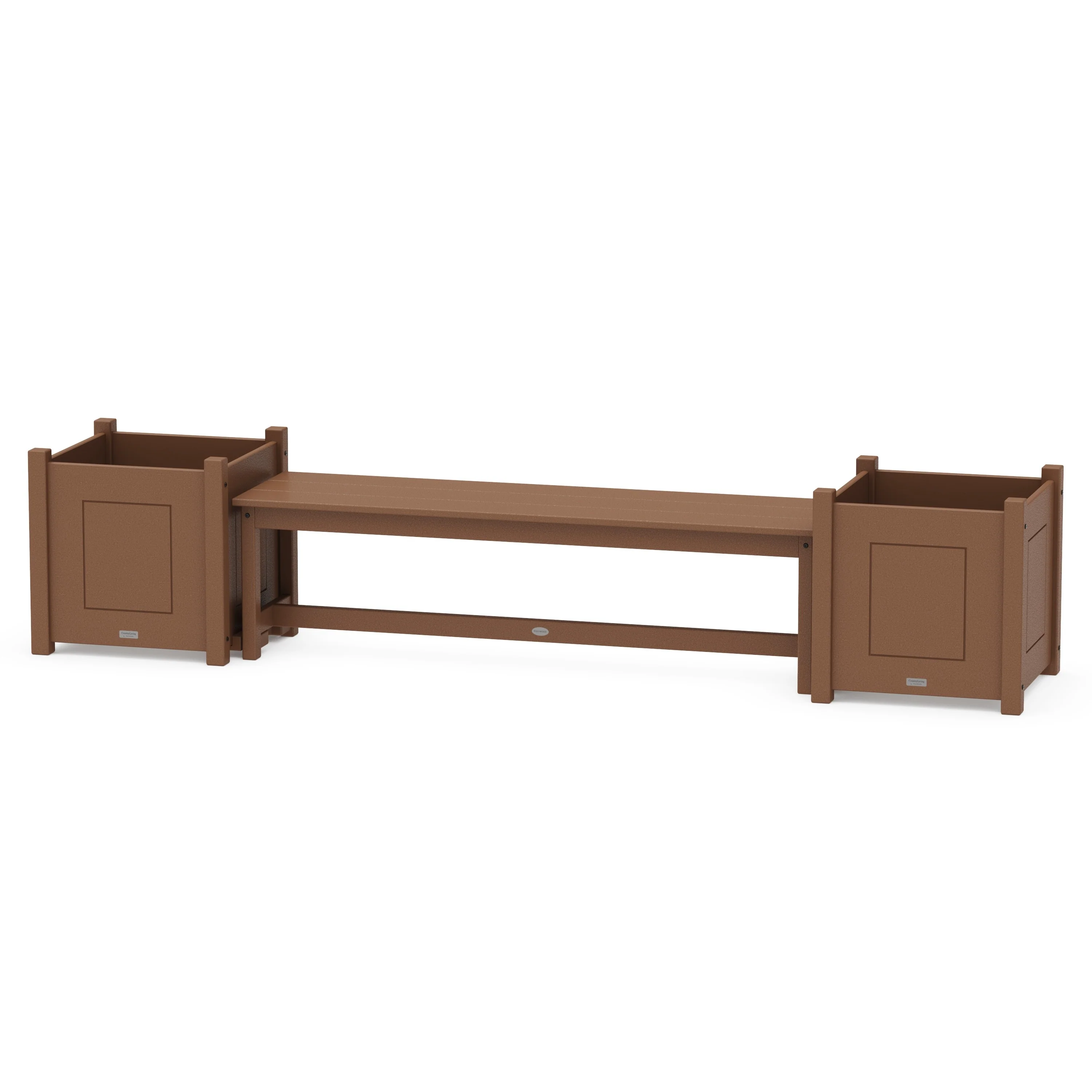 60" Country Living Straight Planter Bench Set - Large - Image 2