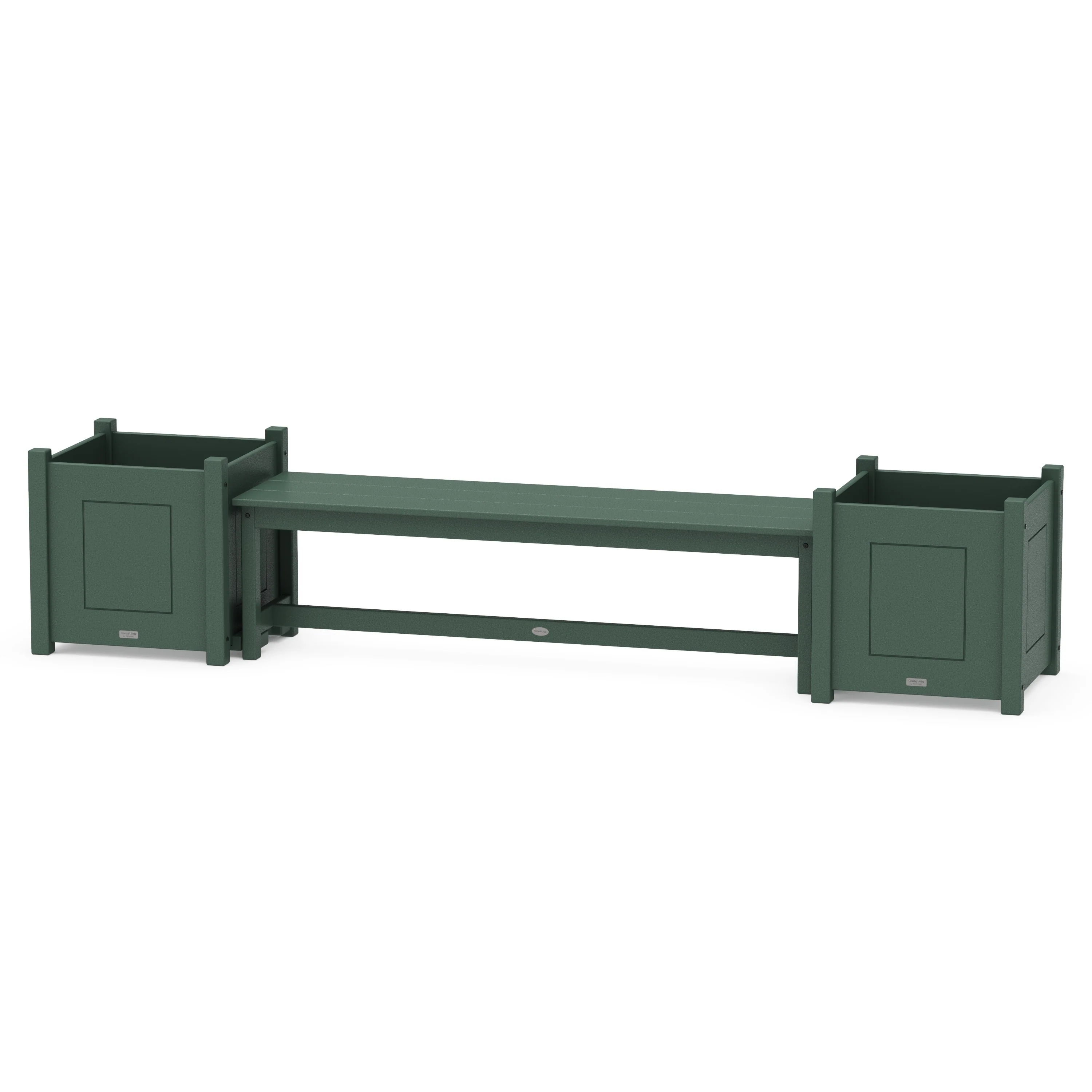 60" Country Living Straight Planter Bench Set - Large - Image 5