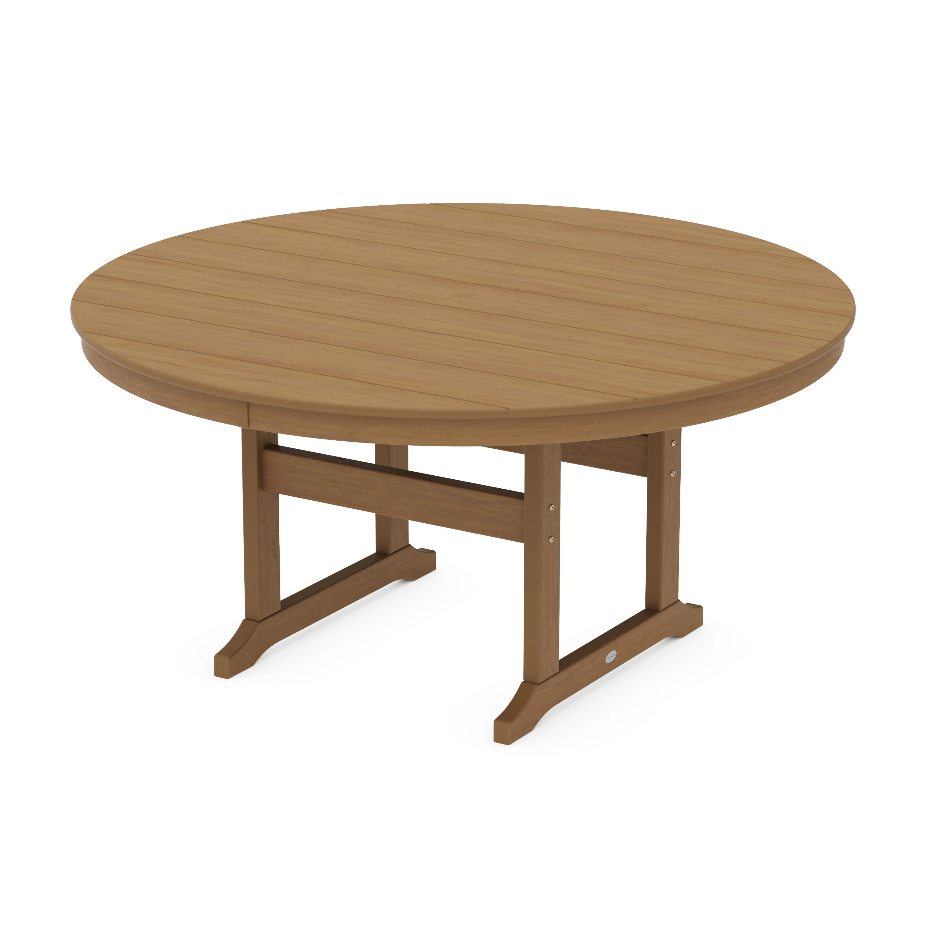 60" Round Farmhouse Dining Table - Image 10