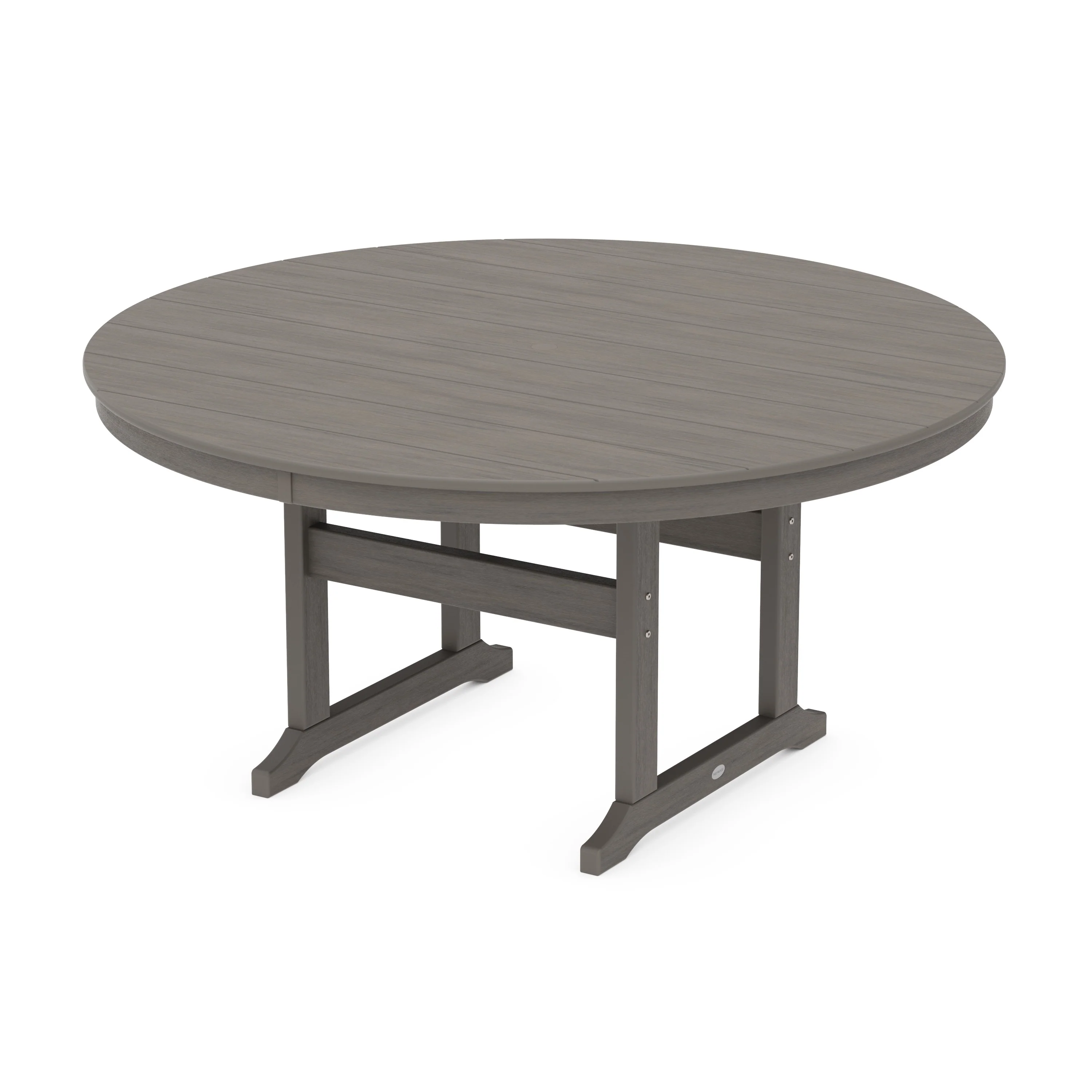 60" Round Farmhouse Dining Table - Image 5