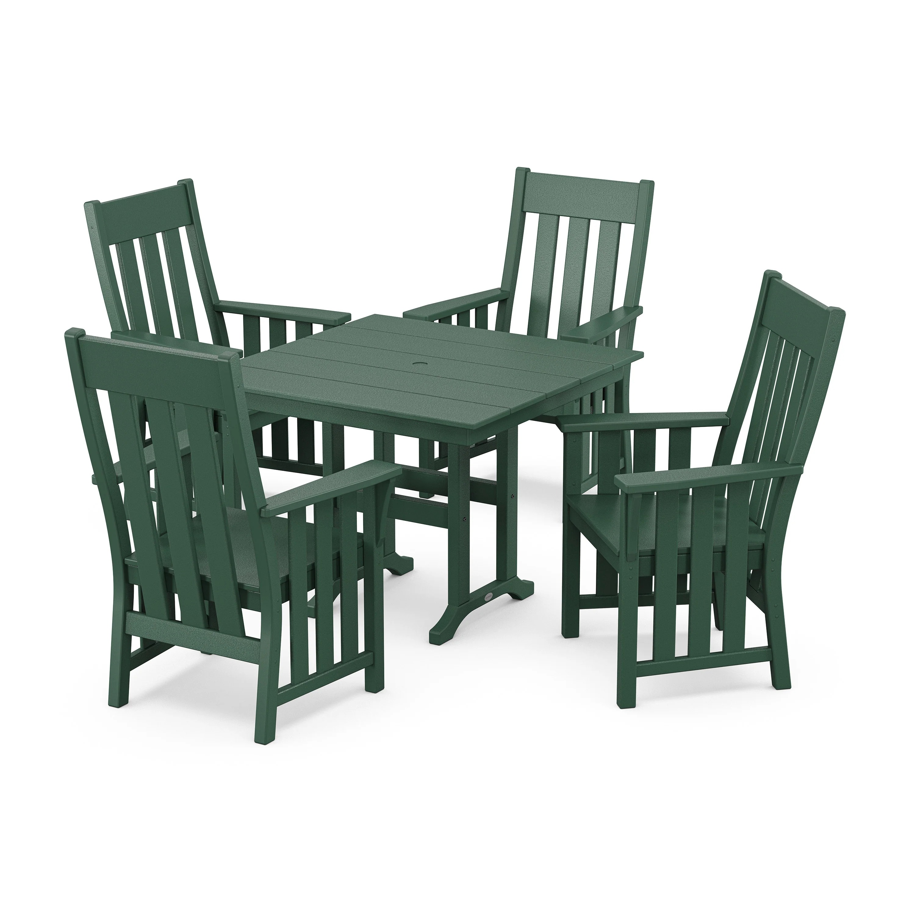 Acadia 5-Piece Farmhouse Dining Set - Image 10
