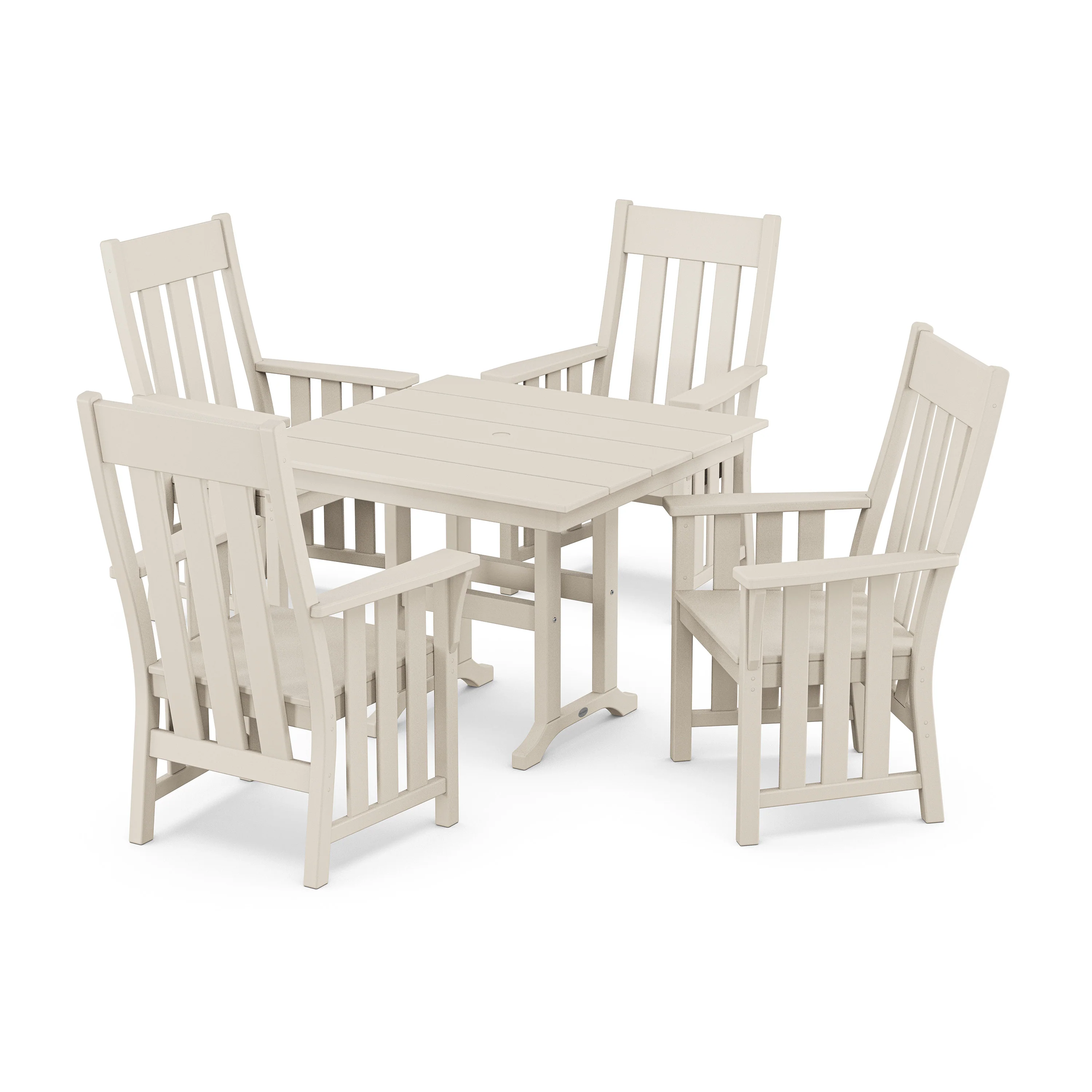 Acadia 5-Piece Farmhouse Dining Set - Image 6