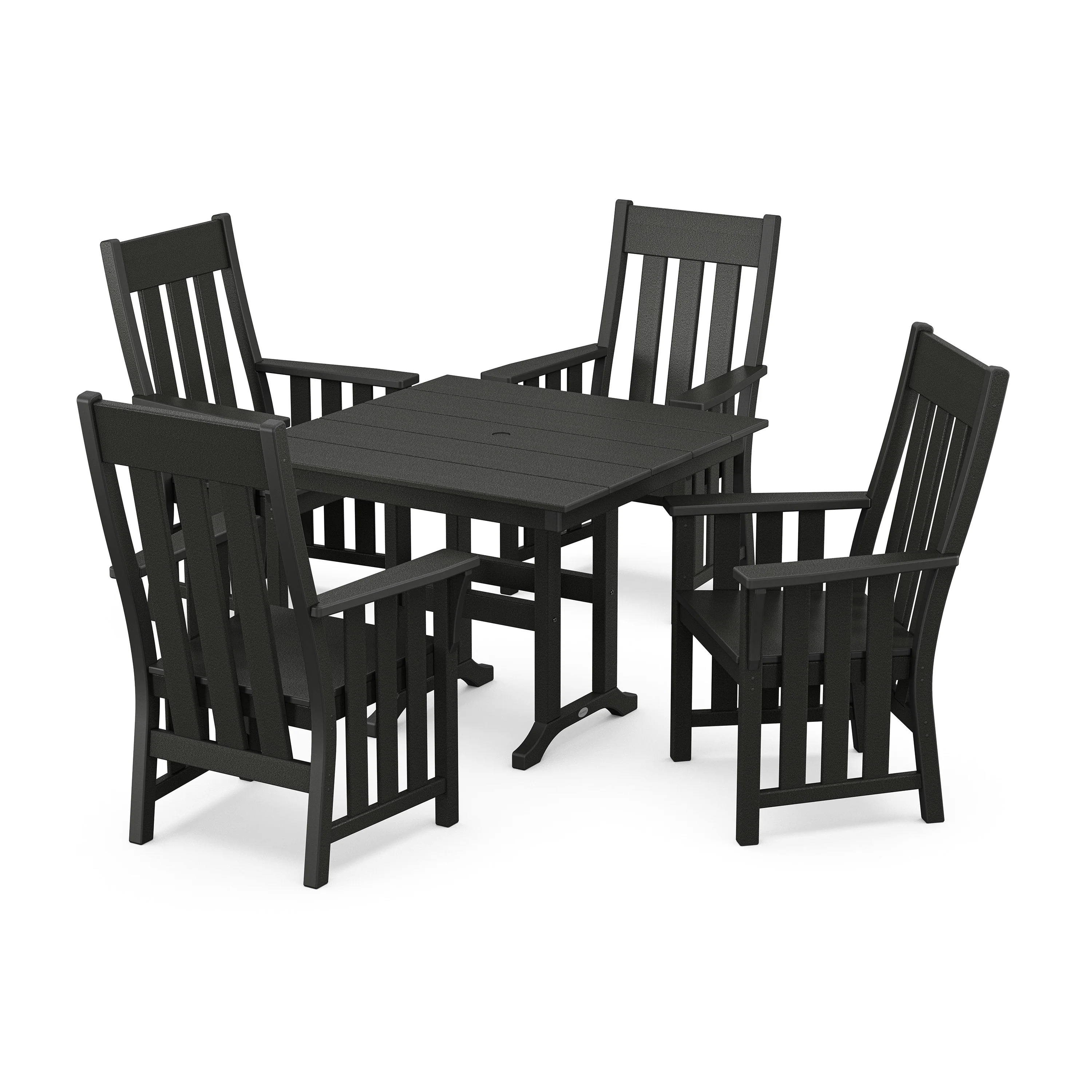 Acadia 5-Piece Farmhouse Dining Set - Image 8