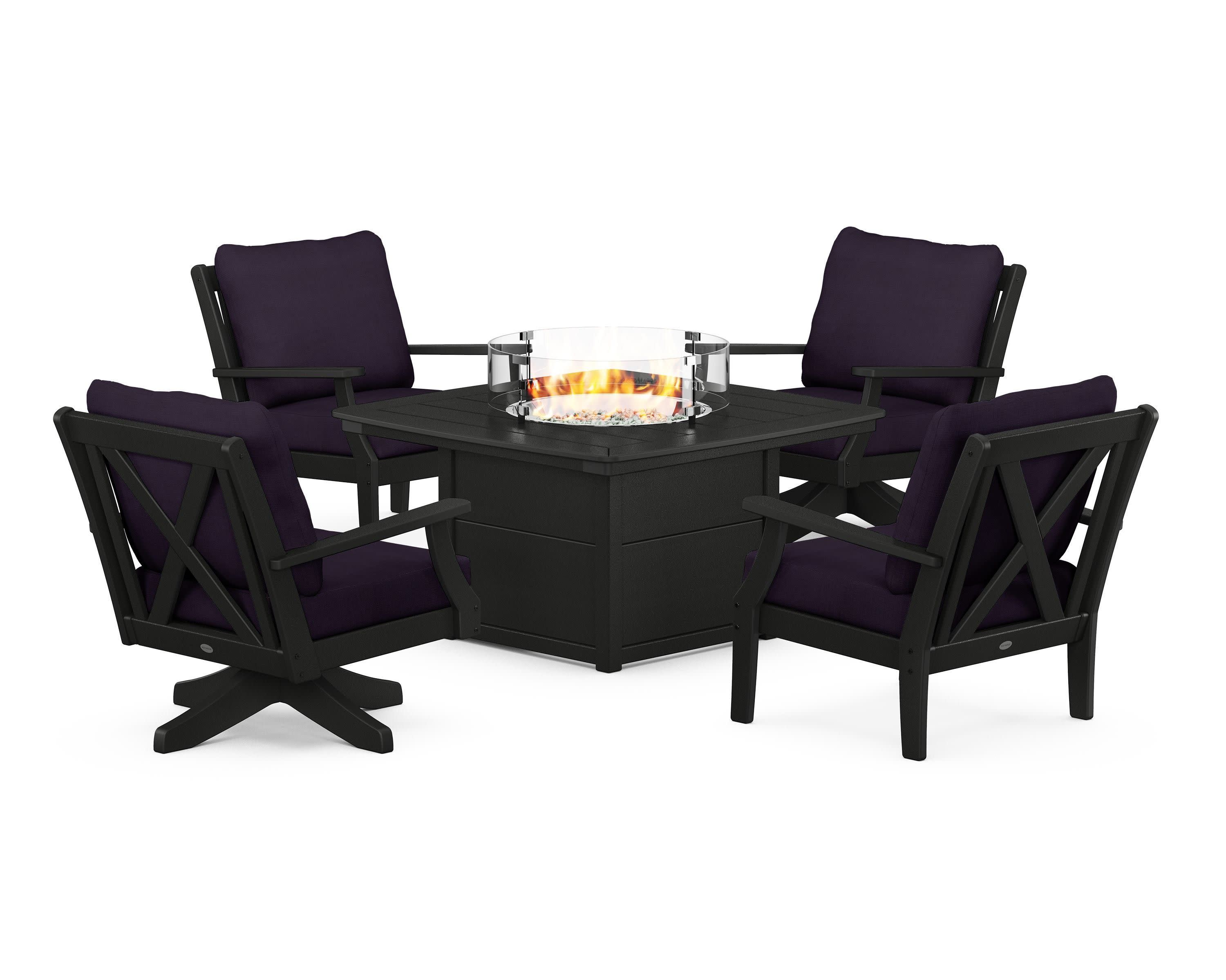 Braxton 5-Piece Deep Seating Set with Fire Table - Image 19
