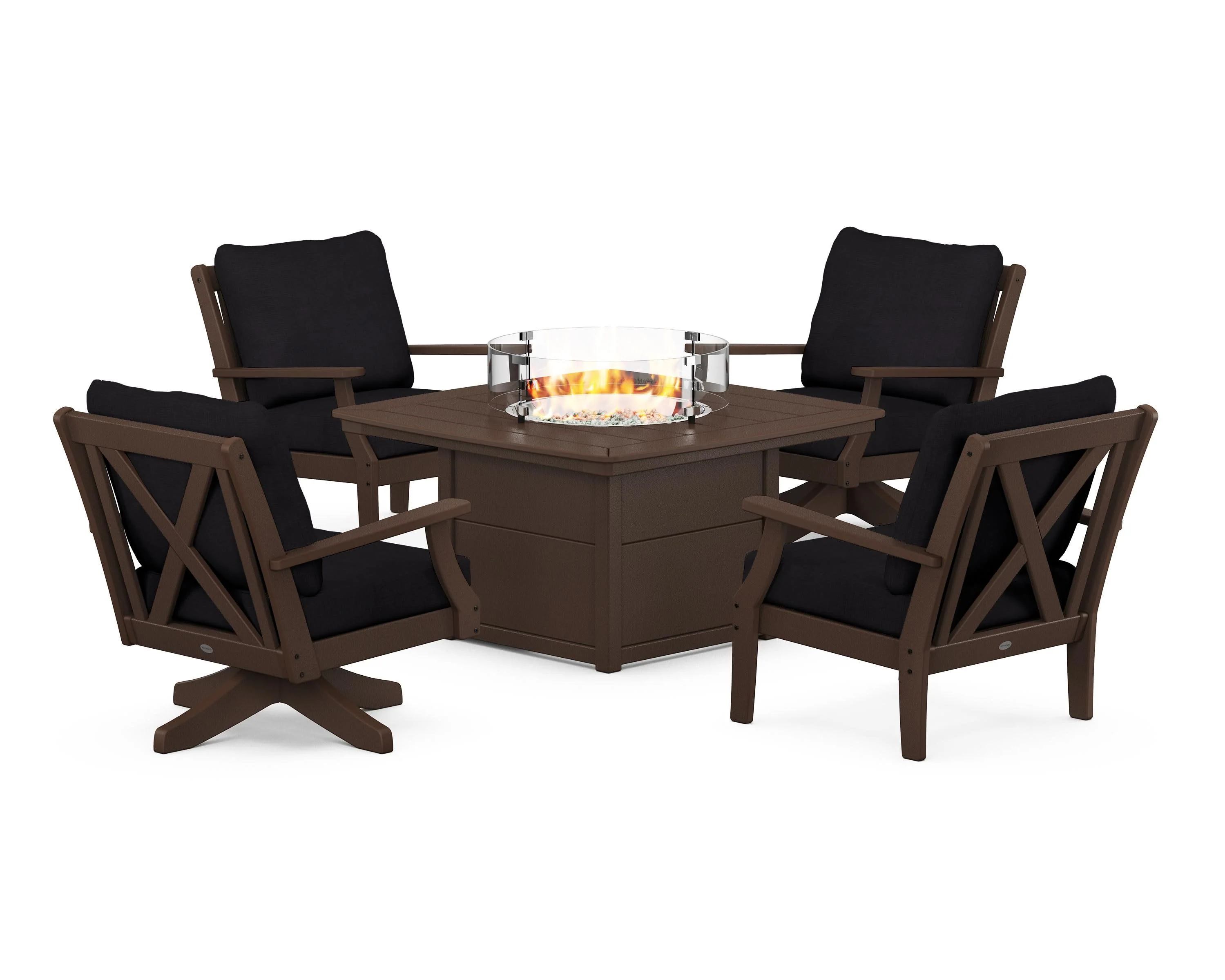Braxton 5-Piece Deep Seating Set with Fire Table - Image 205