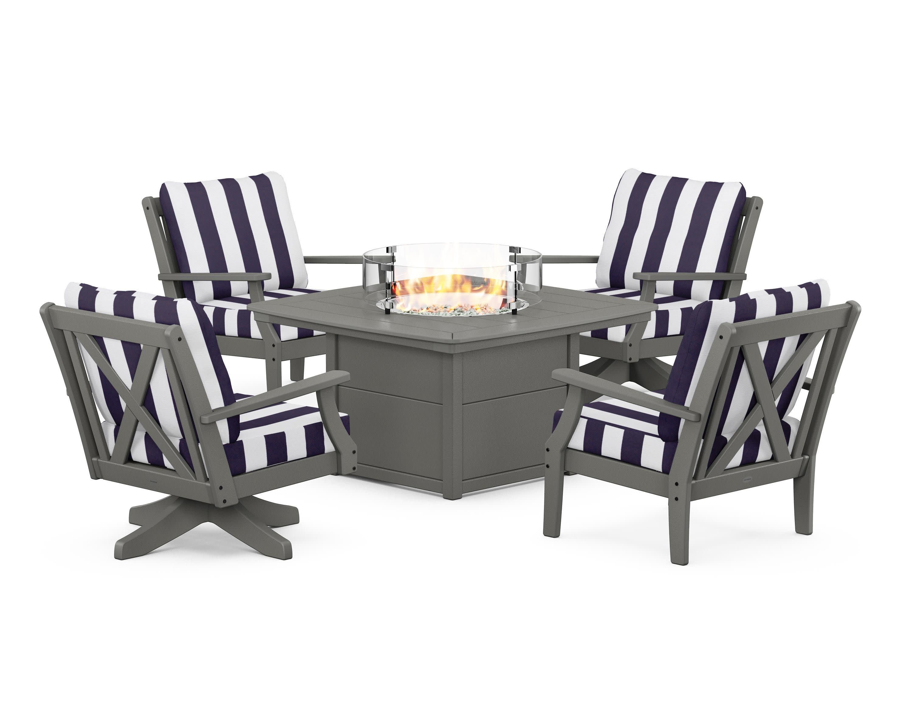 Braxton 5-Piece Deep Seating Set with Fire Table - Image 62