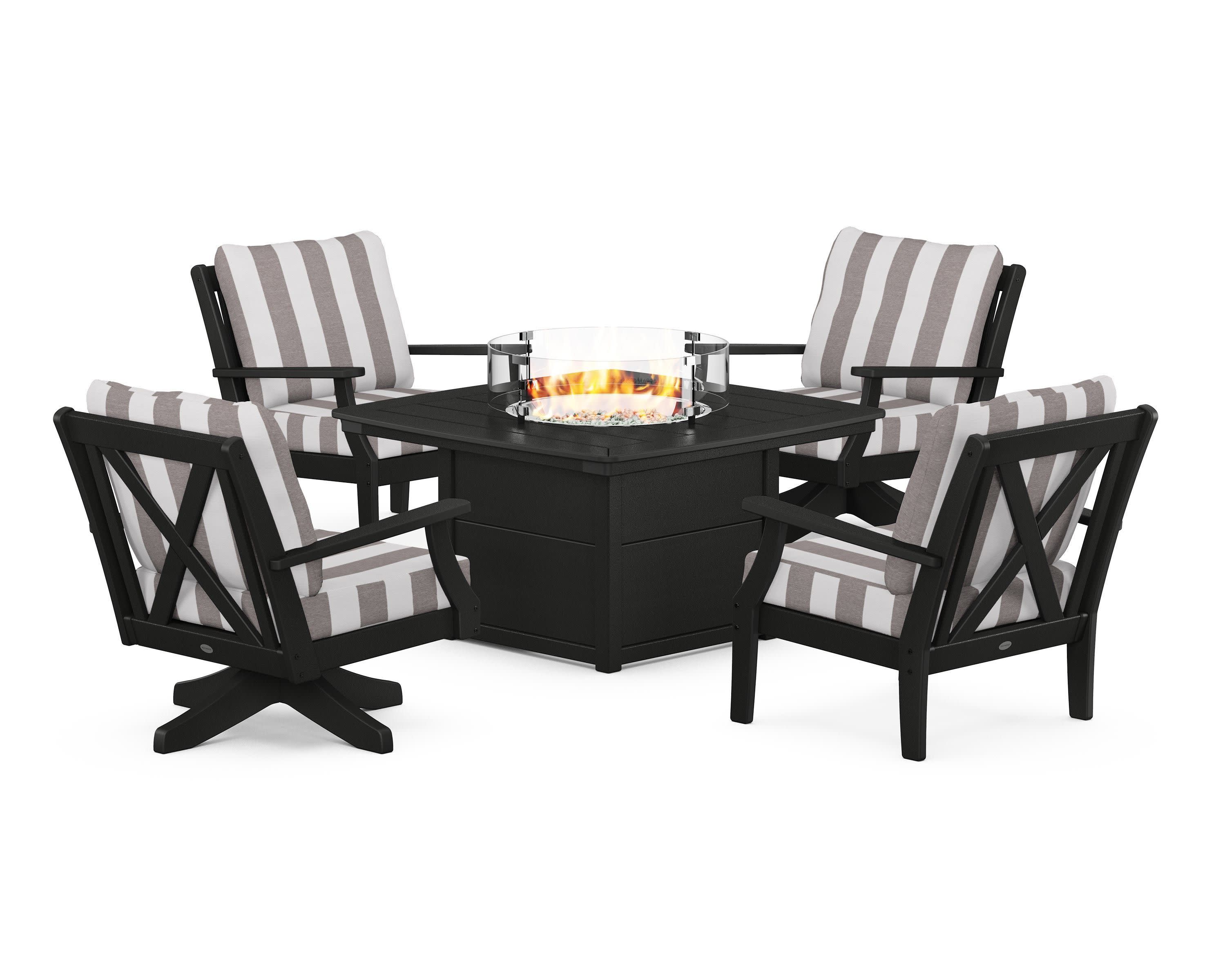 Braxton 5-Piece Deep Seating Set with Fire Table - Image 7