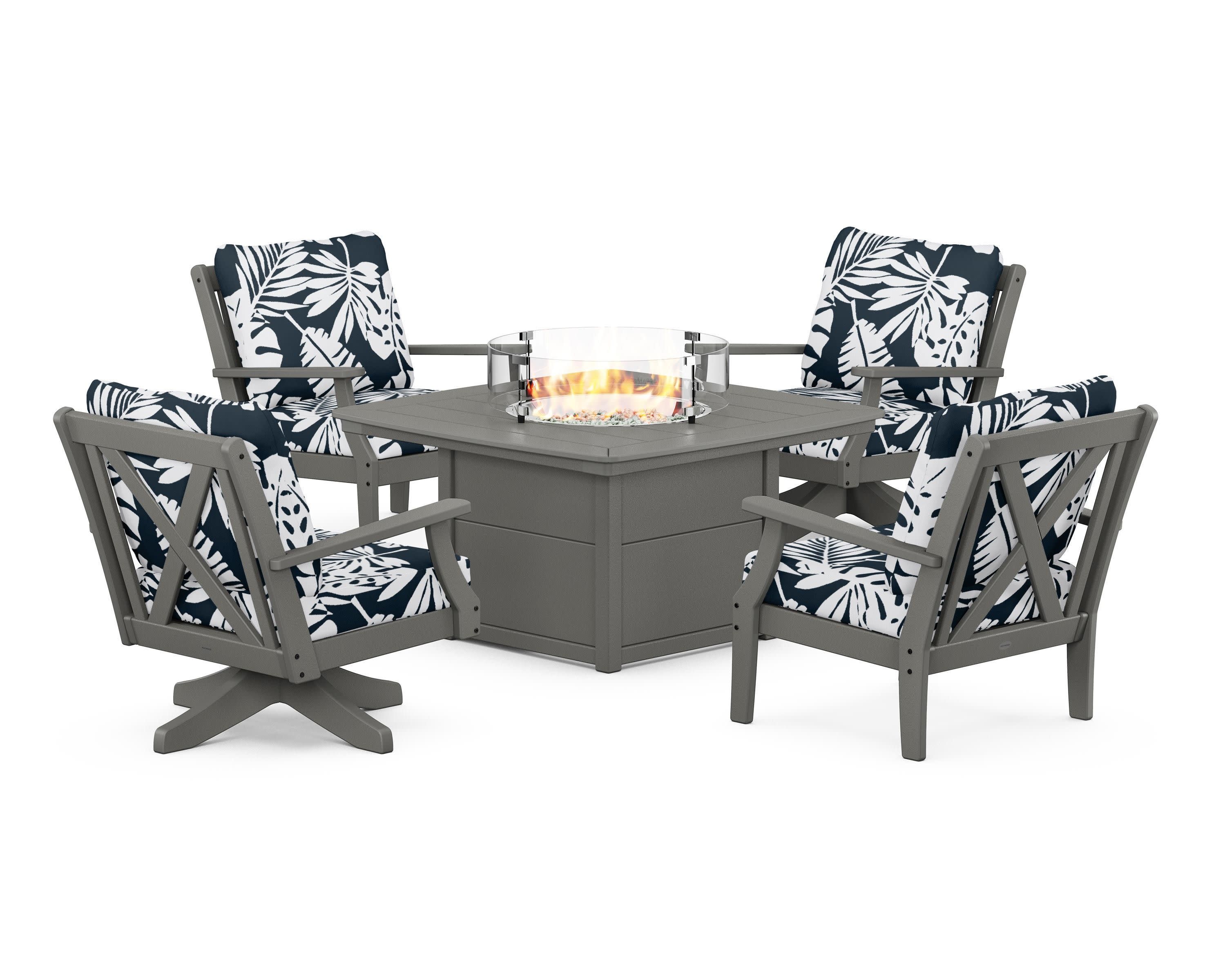 Braxton 5-Piece Deep Seating Set with Fire Table - Image 92