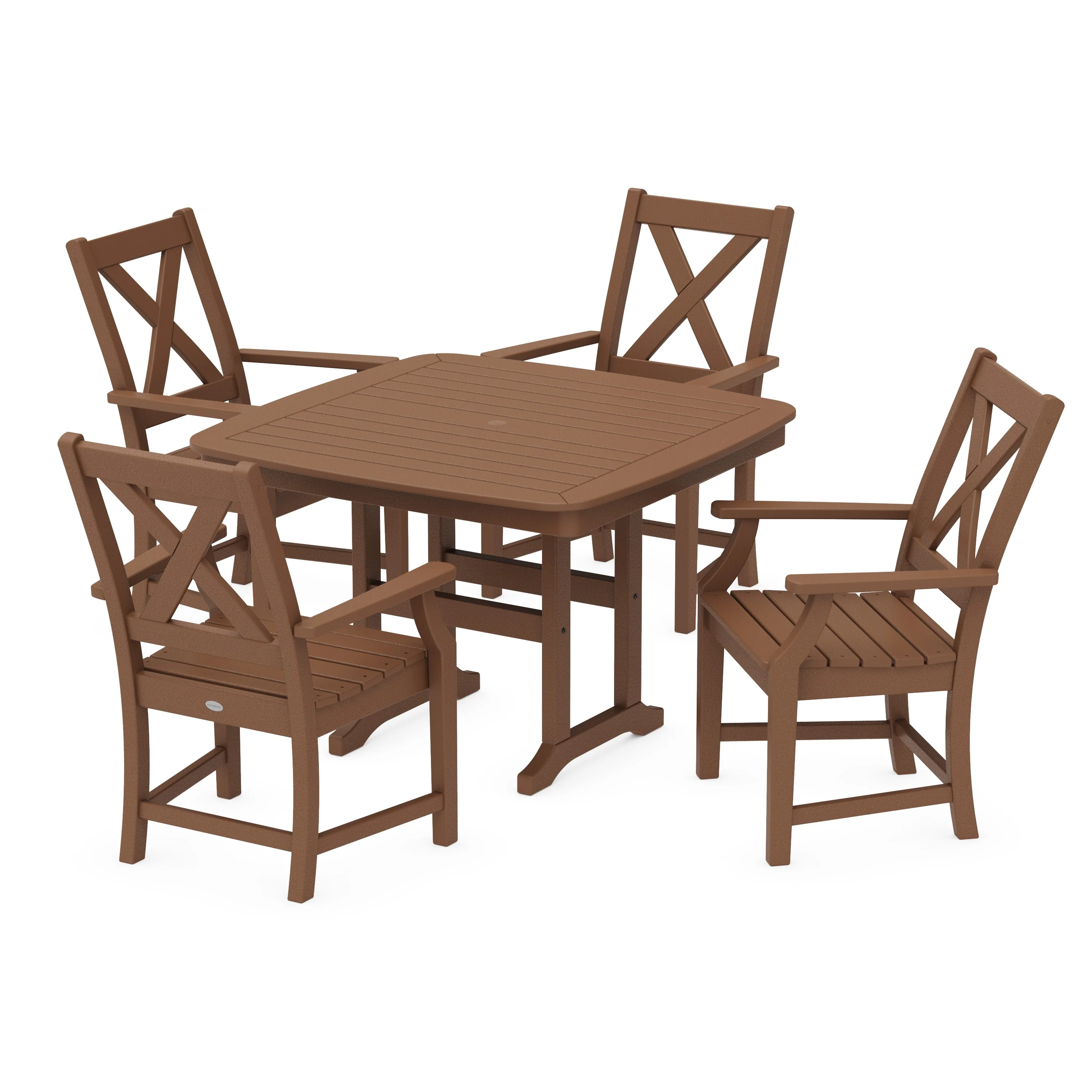 Braxton 5-Piece Dining Set with Trestle Legs - Image 12