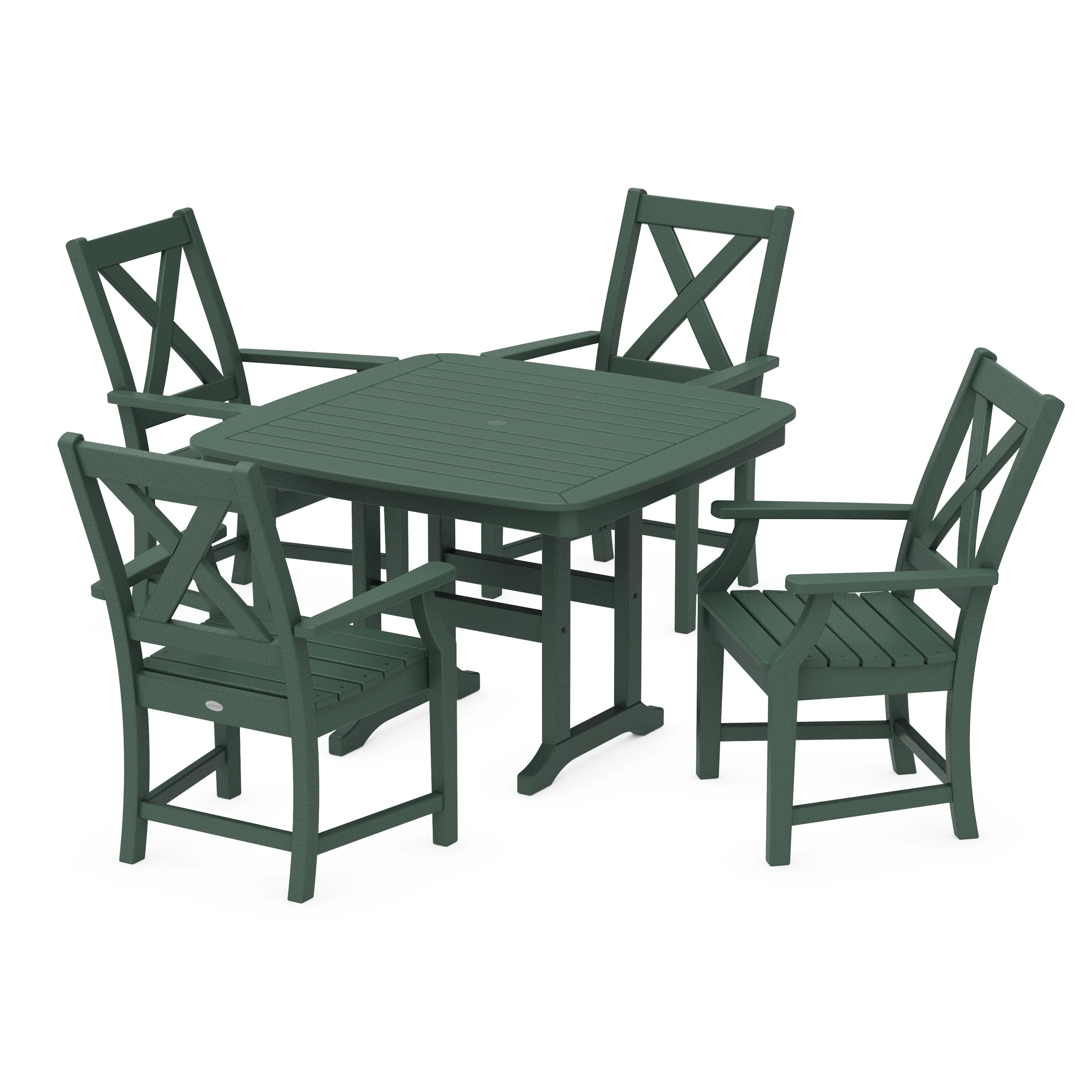 Braxton 5-Piece Dining Set with Trestle Legs - Image 8