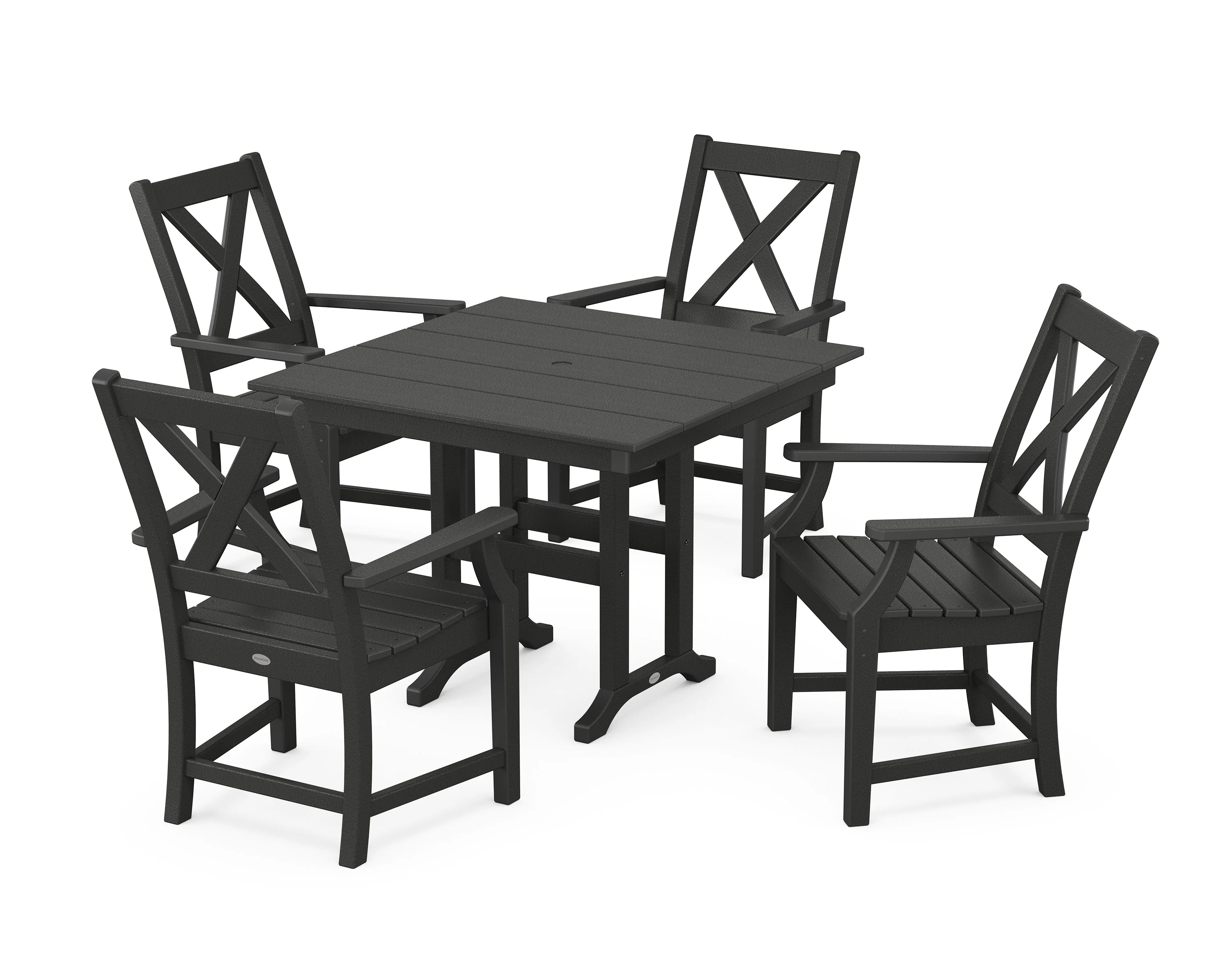 Braxton 5-Piece Farmhouse Dining Set - Image 11