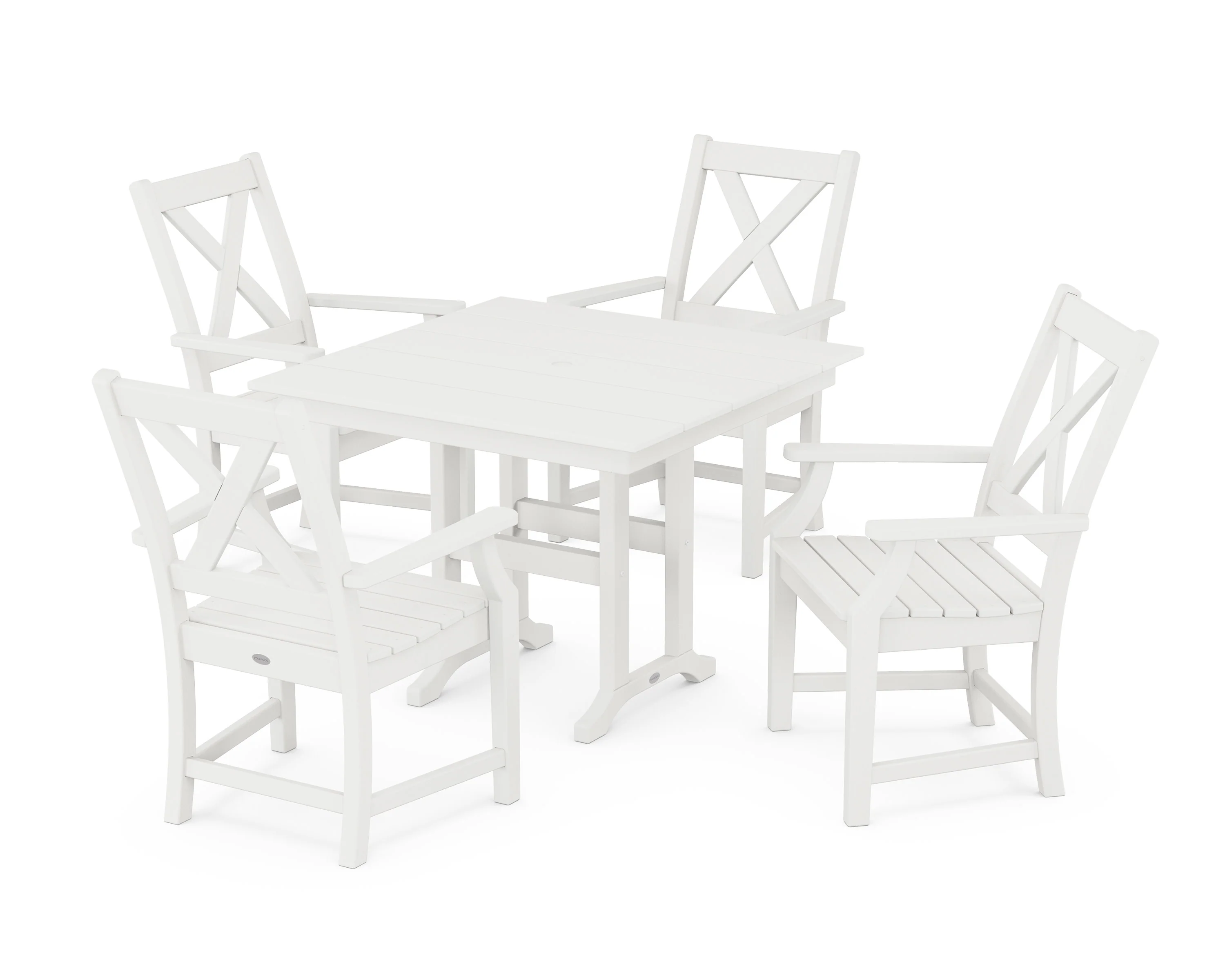 Braxton 5-Piece Farmhouse Dining Set - Image 8