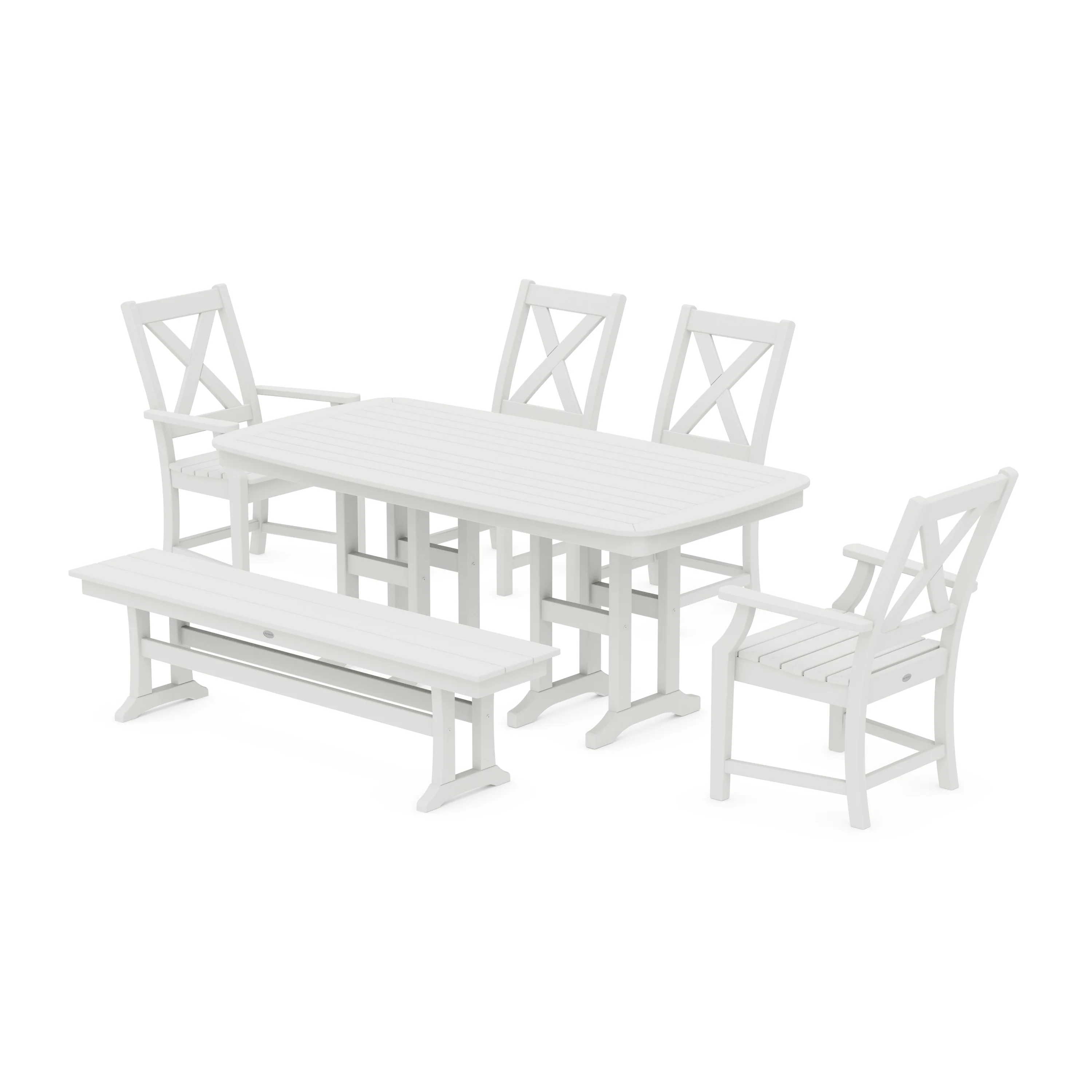 Braxton 6-Piece Dining Set with Bench - Image 12