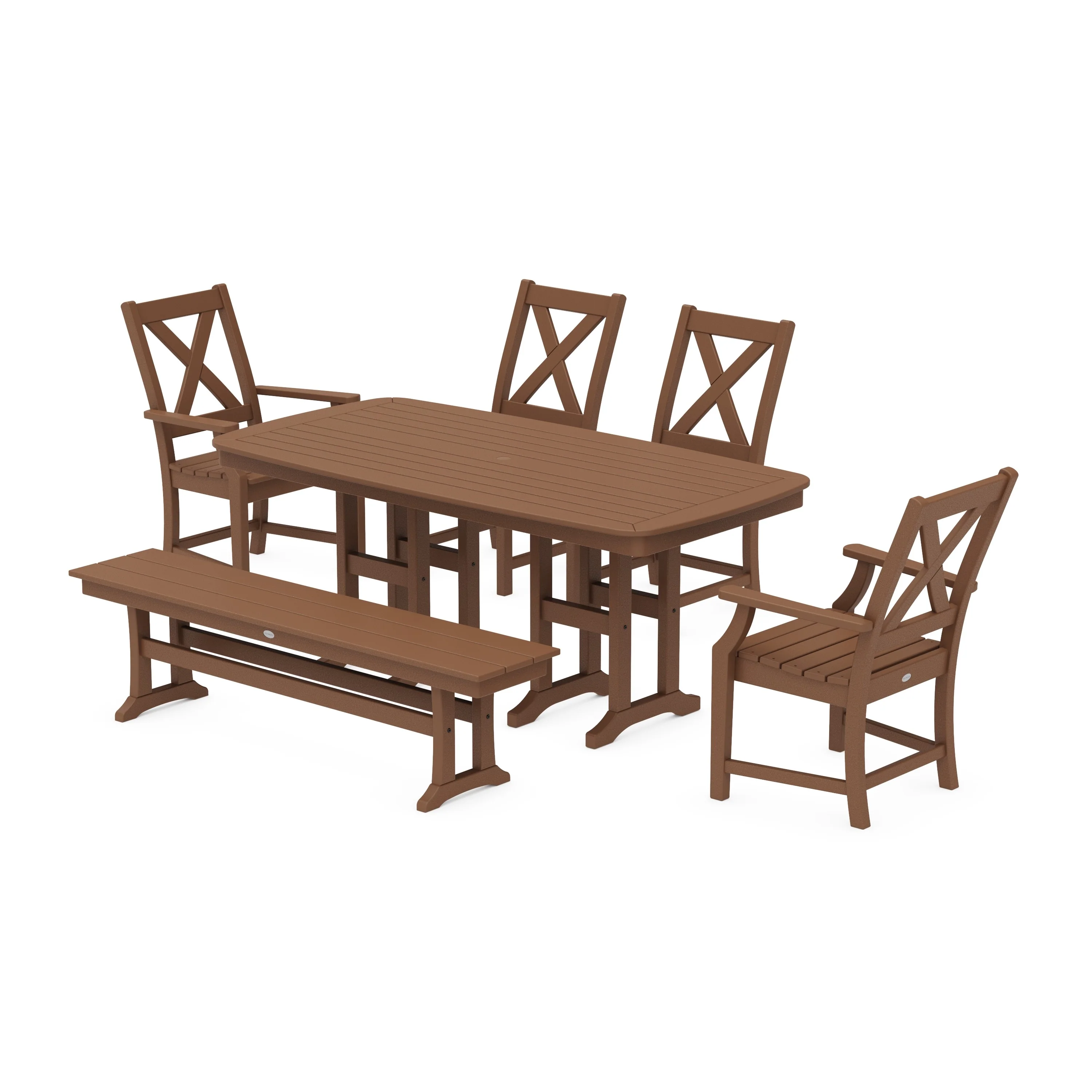 Braxton 6-Piece Dining Set with Bench - Image 6