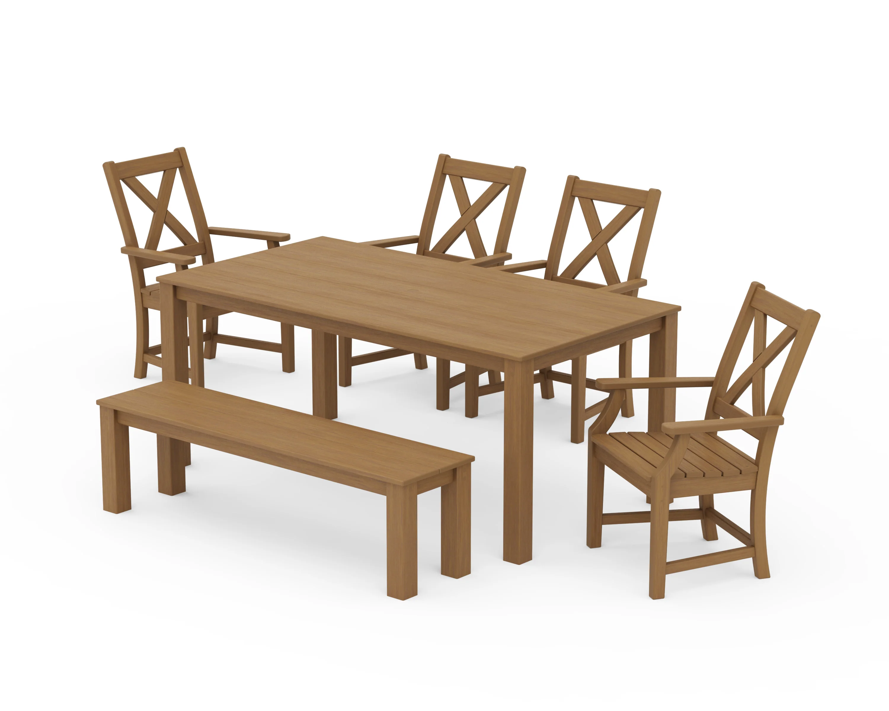 Braxton 6-Piece Parsons Dining Set with Bench - Image 13