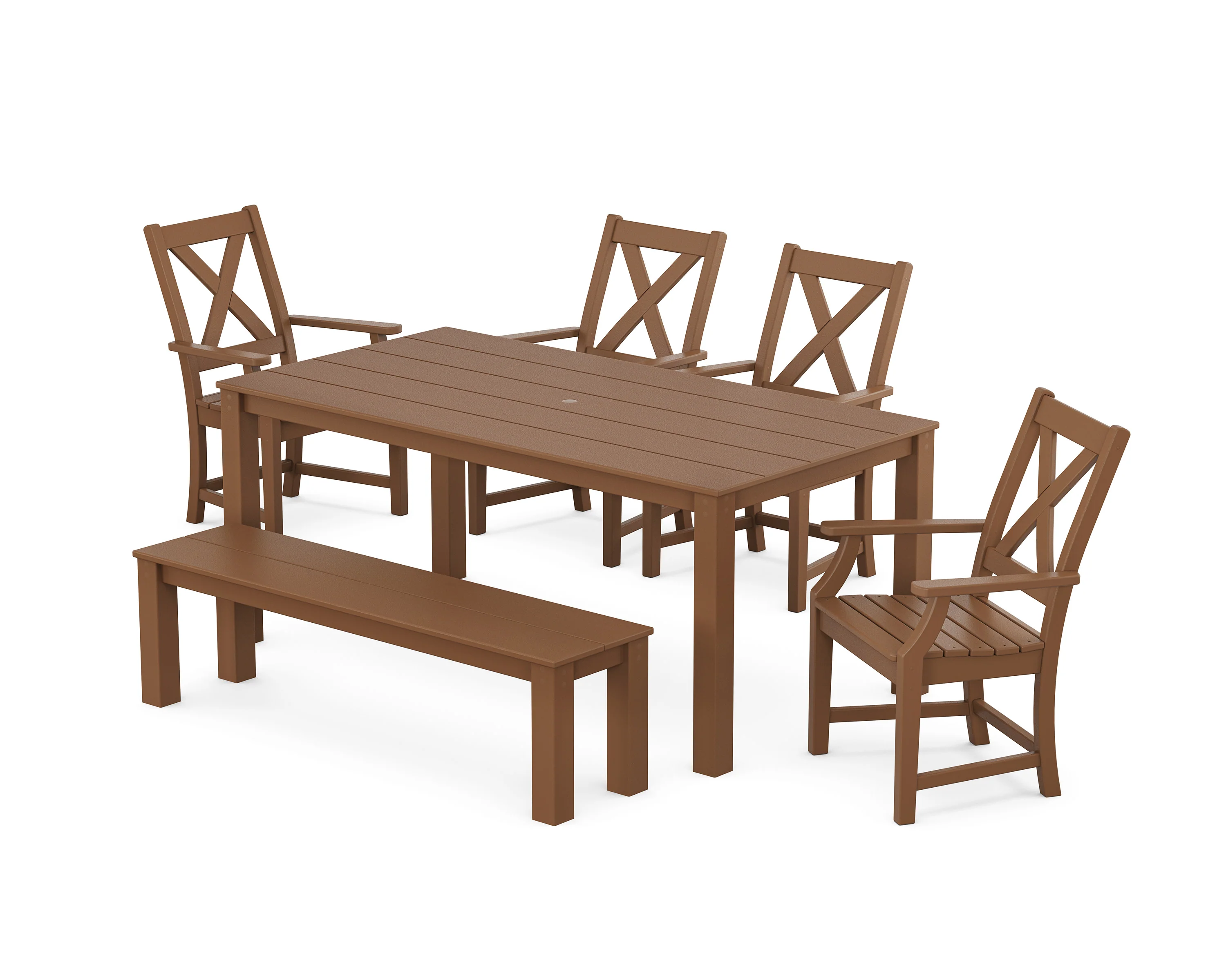 Braxton 6-Piece Parsons Dining Set with Bench - Image 5