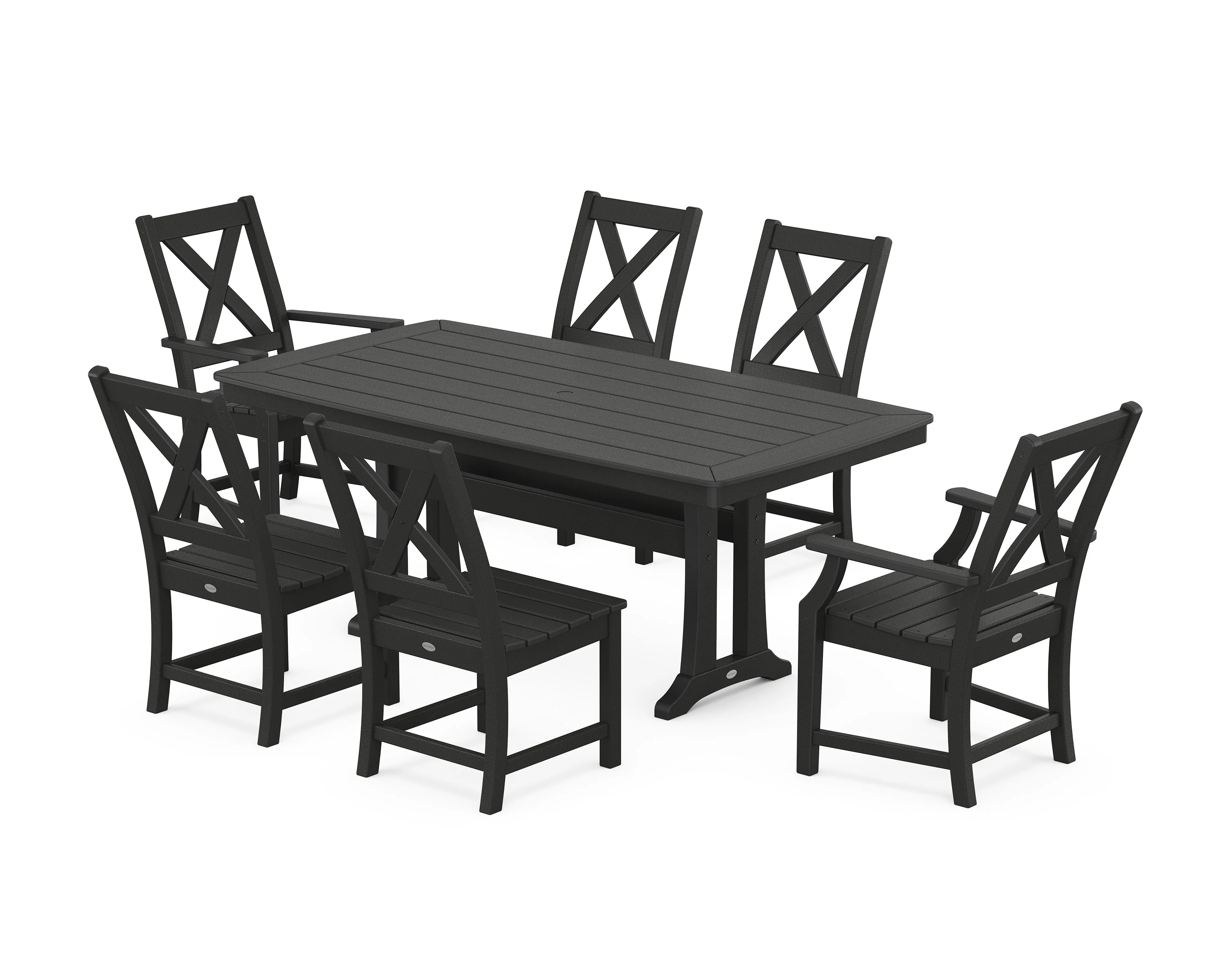 Braxton 7-Piece Dining Set with Trestle Legs - Image 10