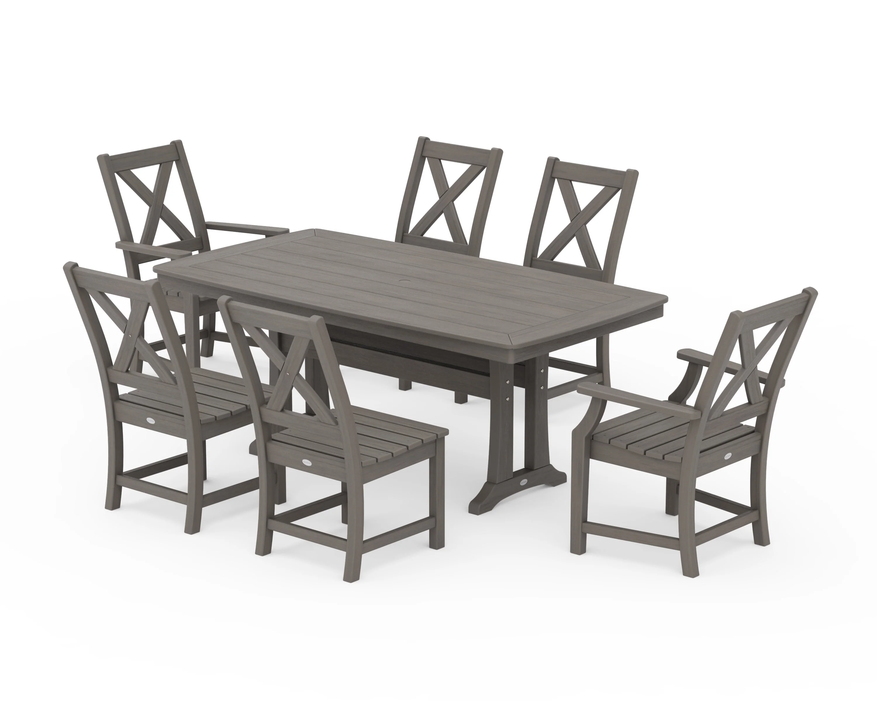 Braxton 7-Piece Dining Set with Trestle Legs - Image 14