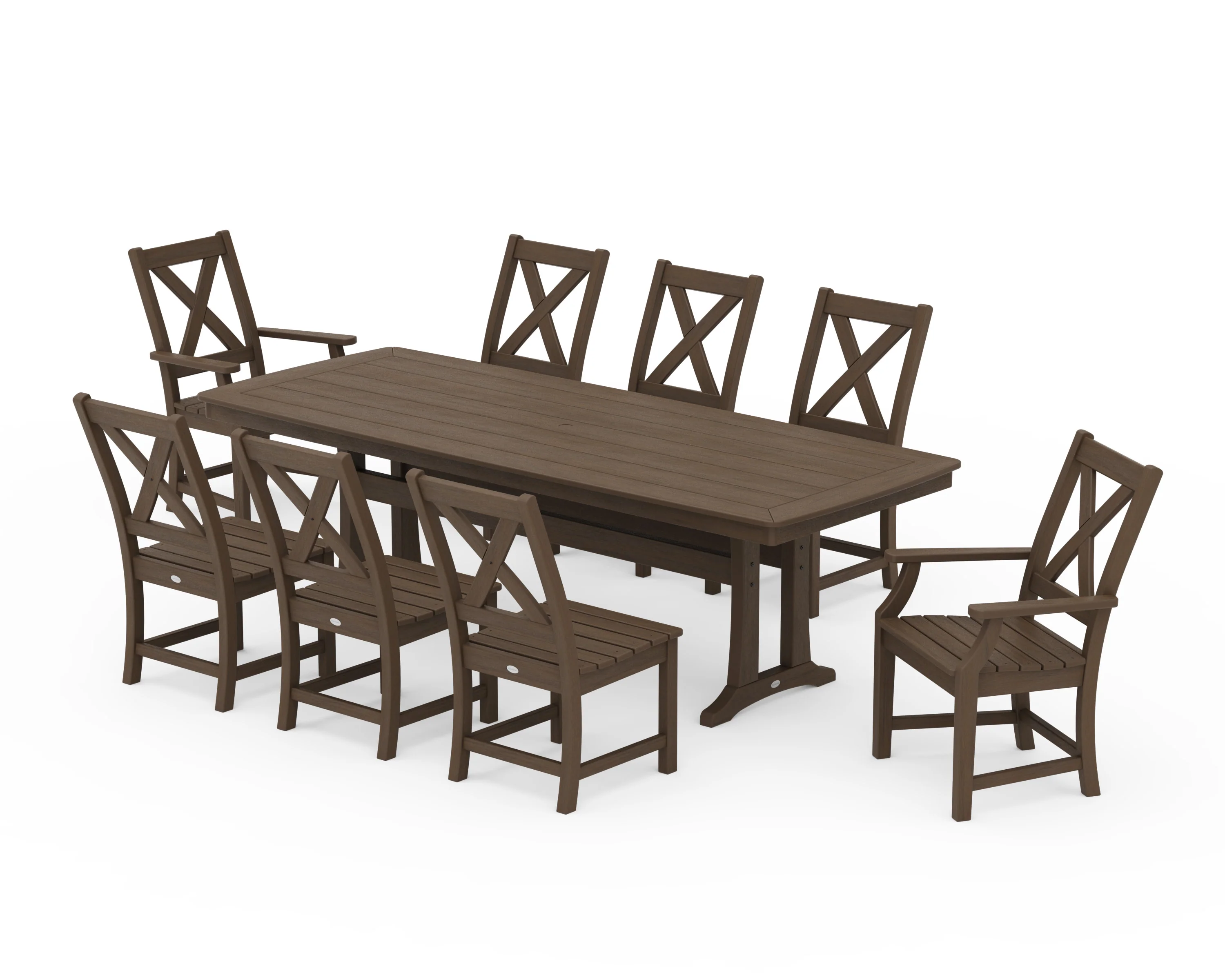 Braxton 9-Piece Dining Set with Trestle Legs - Image 15