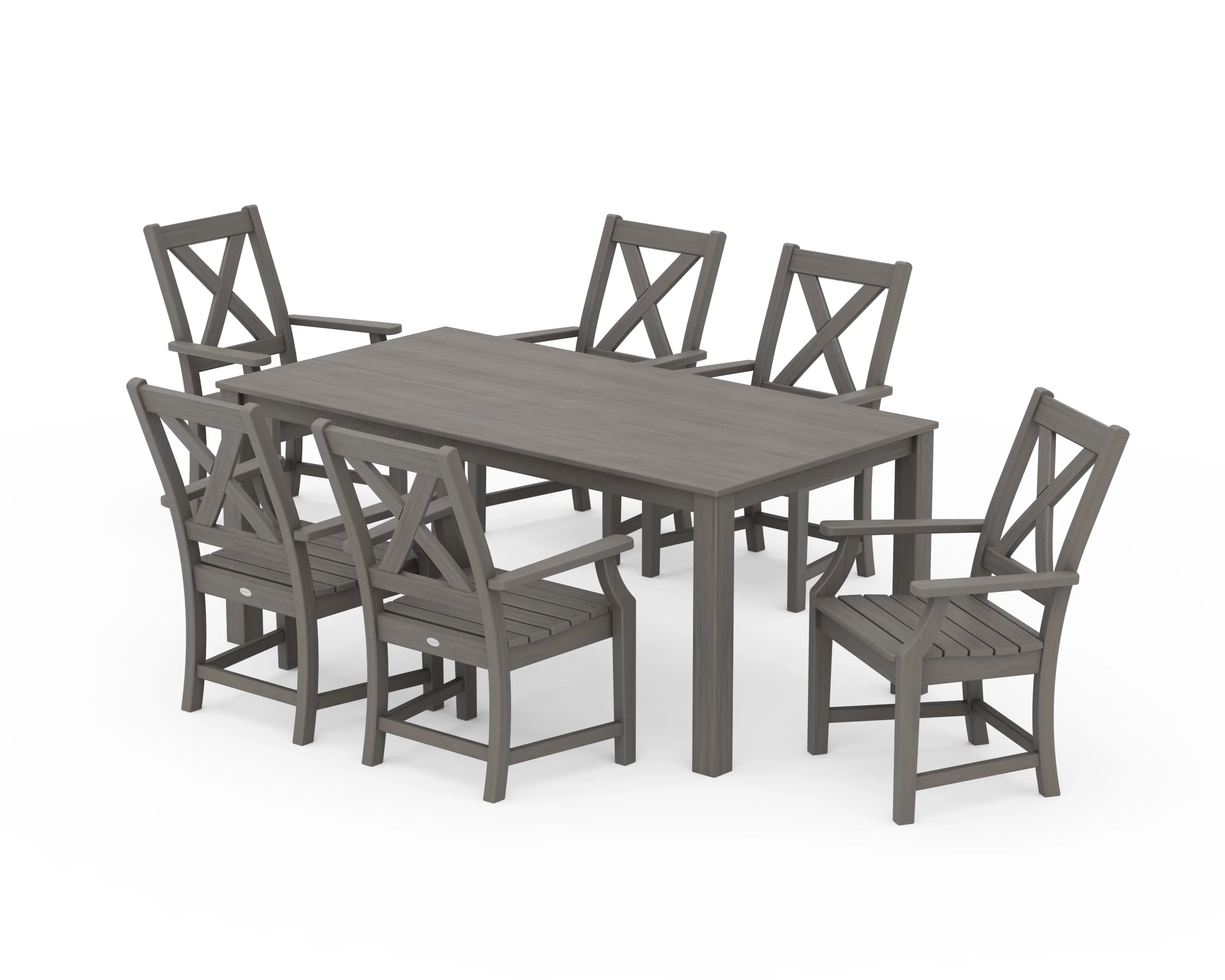 Braxton Arm Chair 7-Piece Parsons Dining Set - Image 10