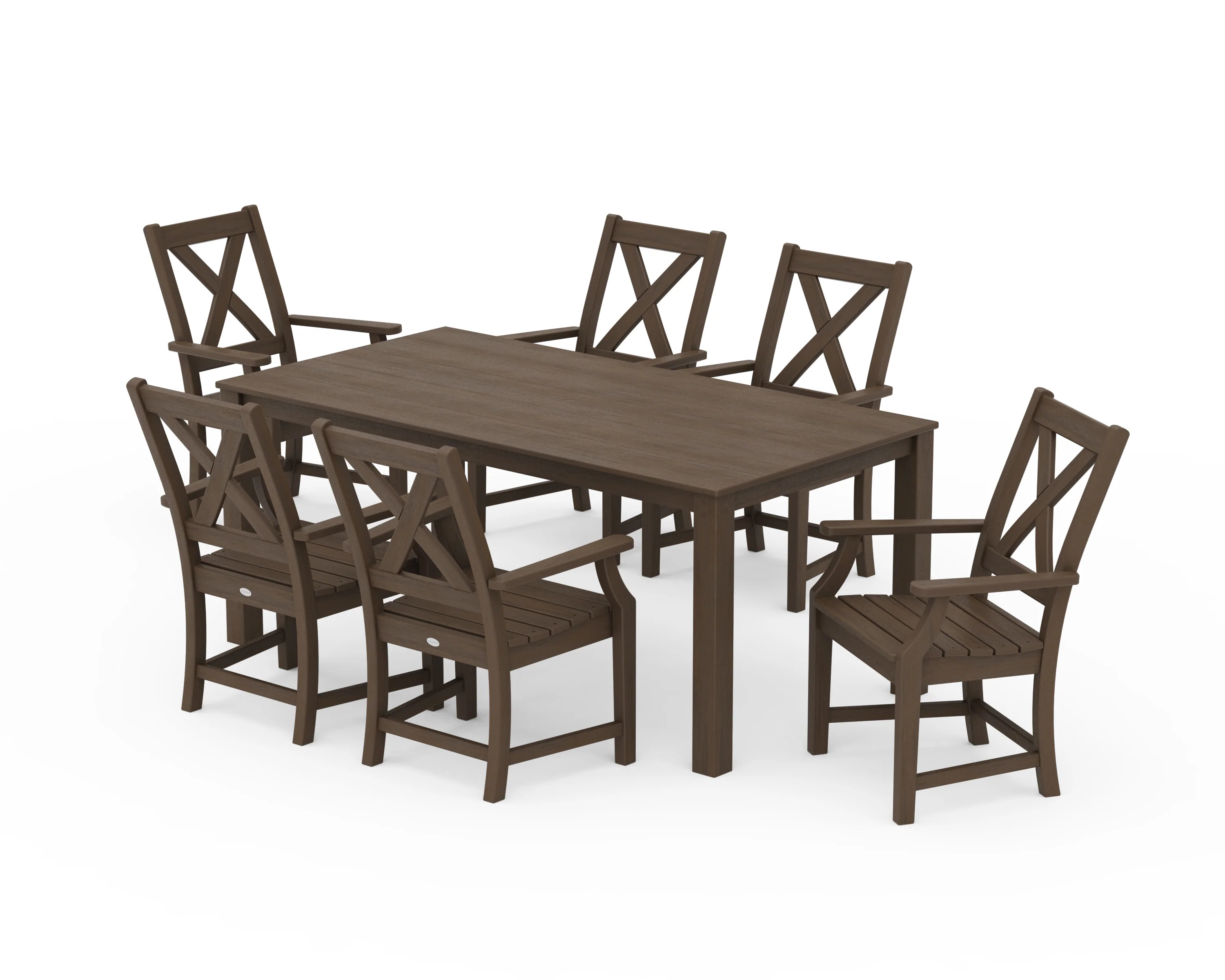 Braxton Arm Chair 7-Piece Parsons Dining Set - Image 11