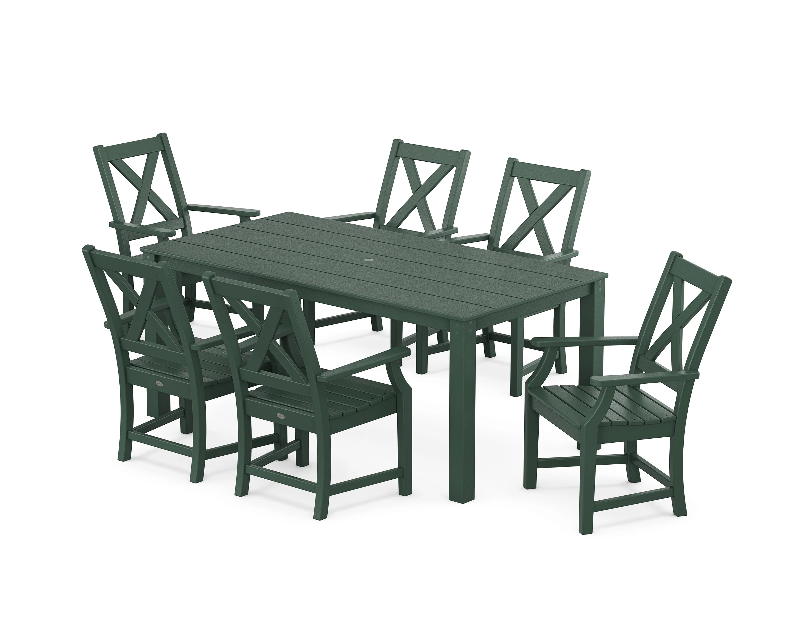 Braxton Arm Chair 7-Piece Parsons Dining Set - Image 9