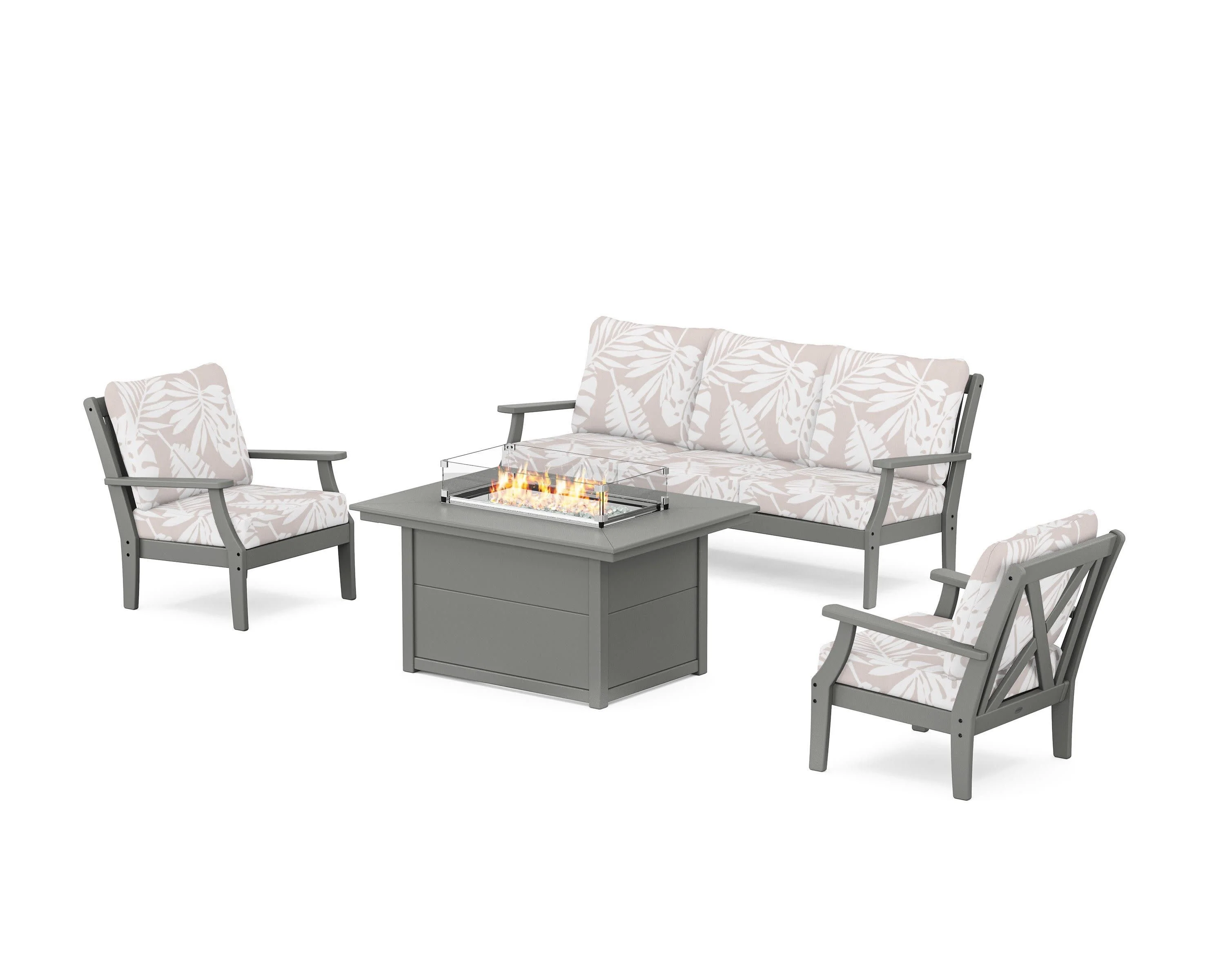 Braxton Deep Seating Fire Pit Table Set - Image 100