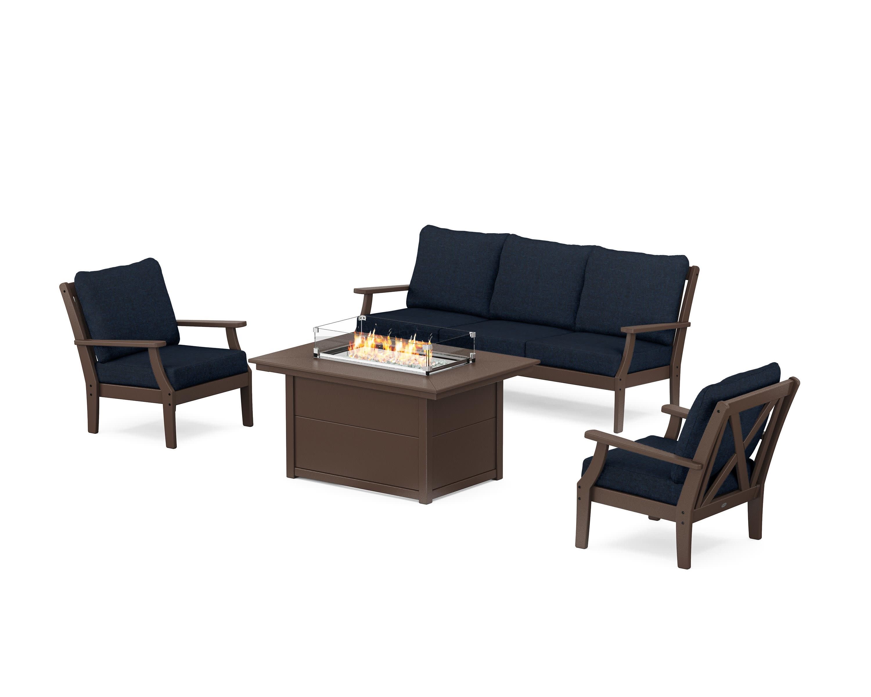 Braxton Deep Seating Fire Pit Table Set - Image 105