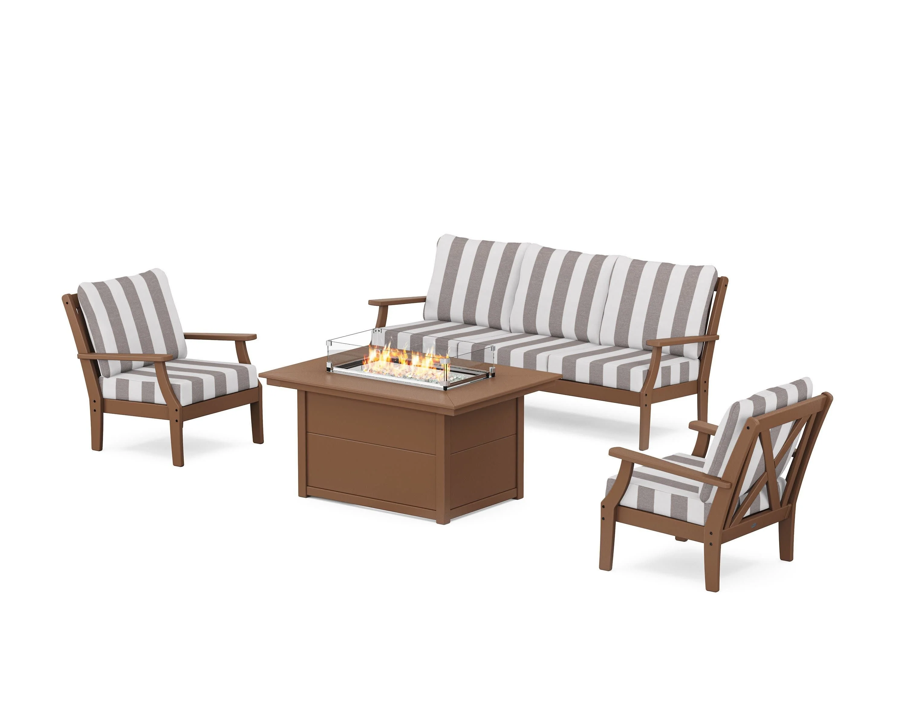 Braxton Deep Seating Fire Pit Table Set - Image 108