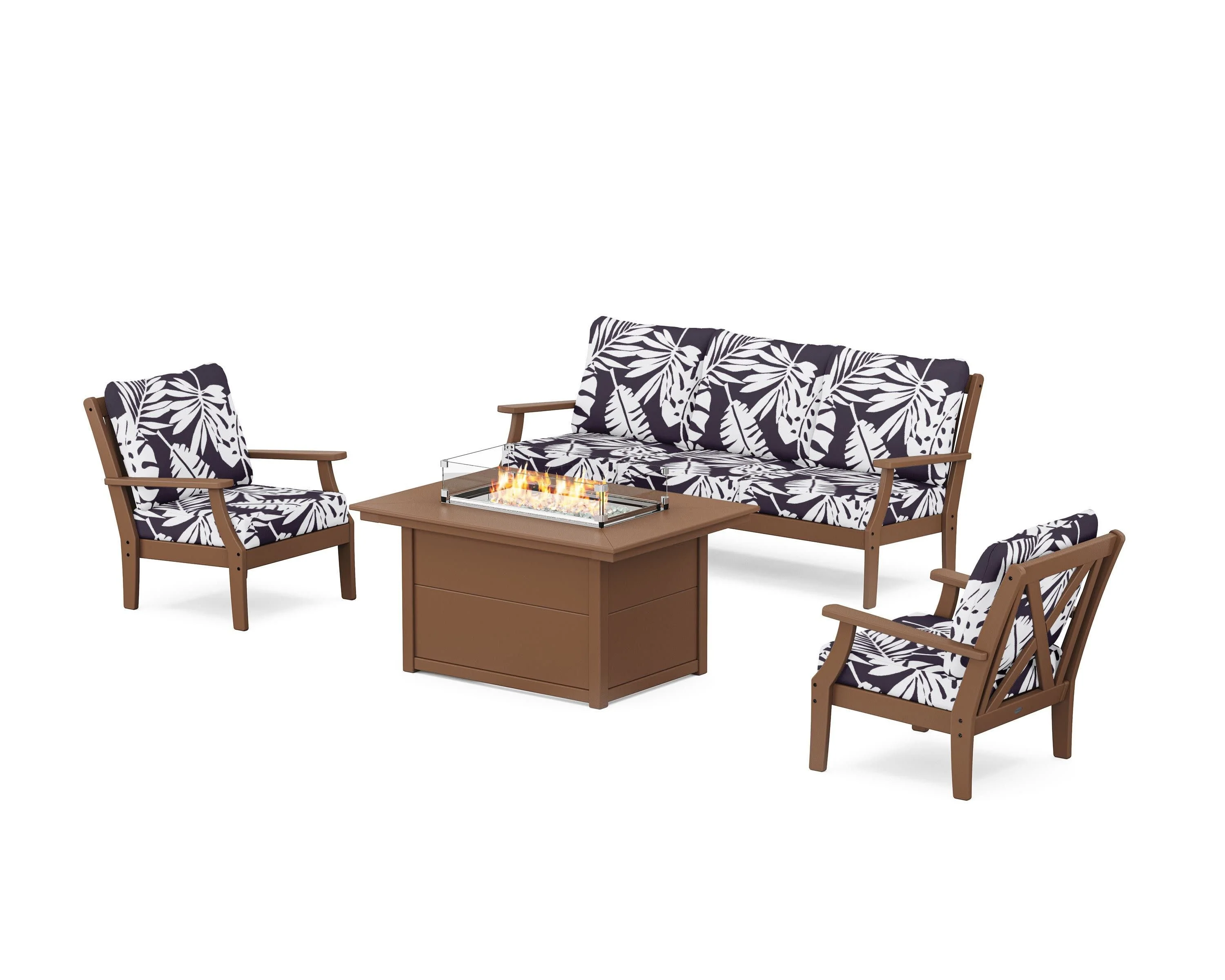 Braxton Deep Seating Fire Pit Table Set - Image 11
