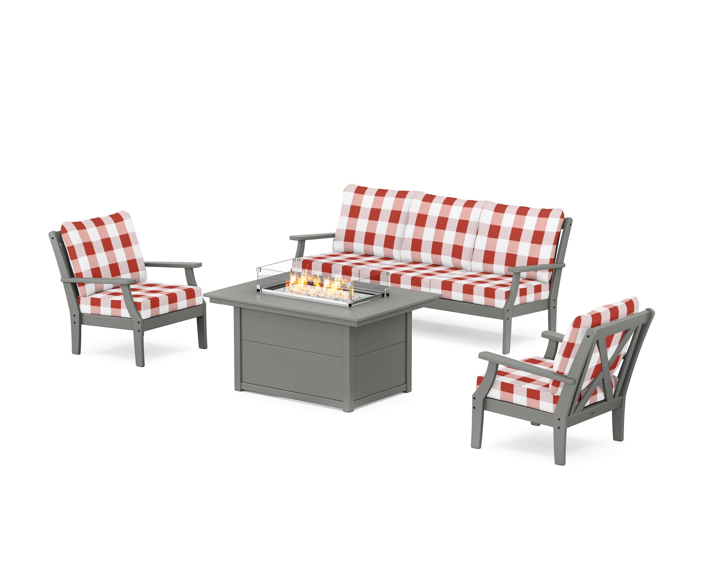 Braxton Deep Seating Fire Pit Table Set - Image 116