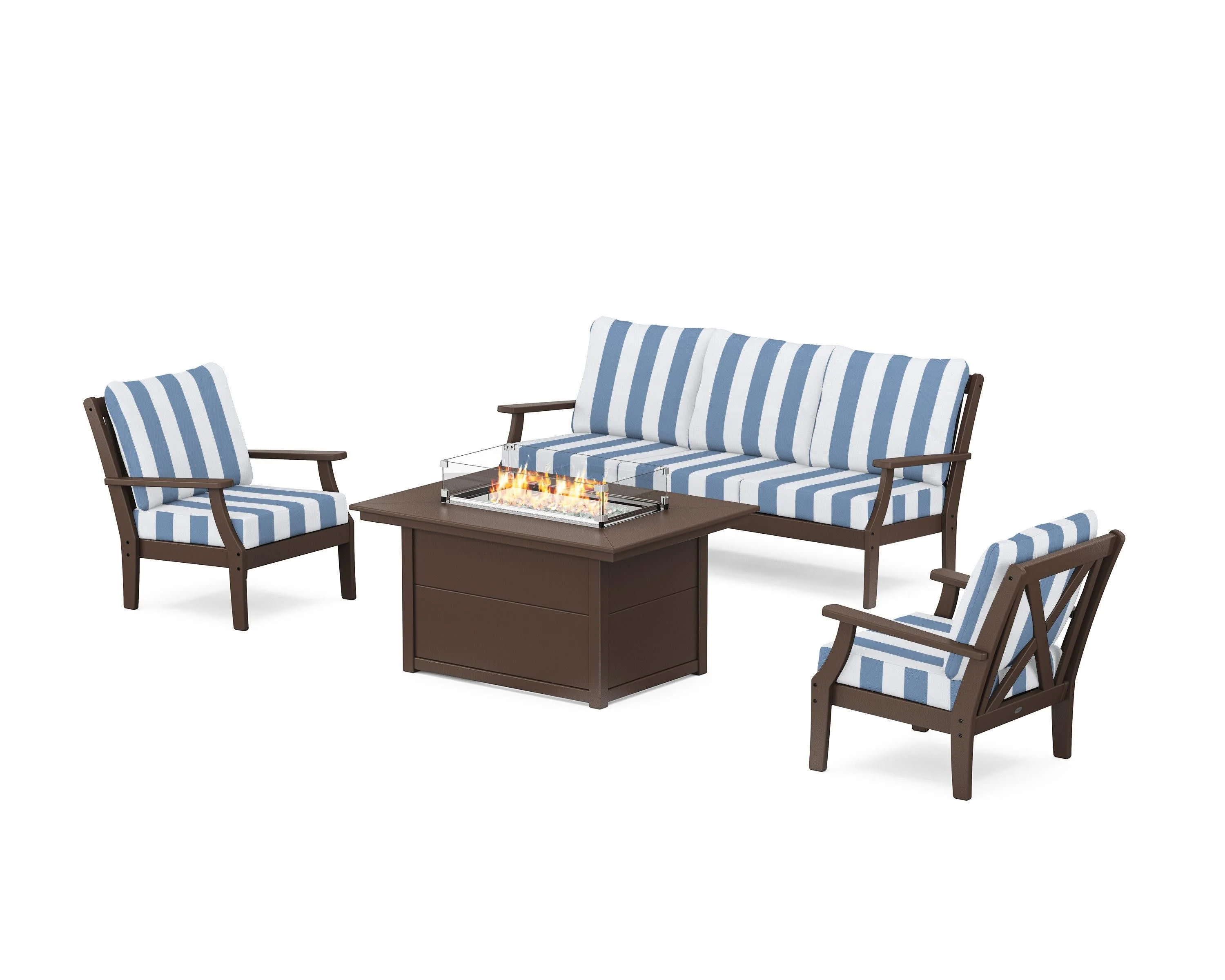 Braxton Deep Seating Fire Pit Table Set - Image 117