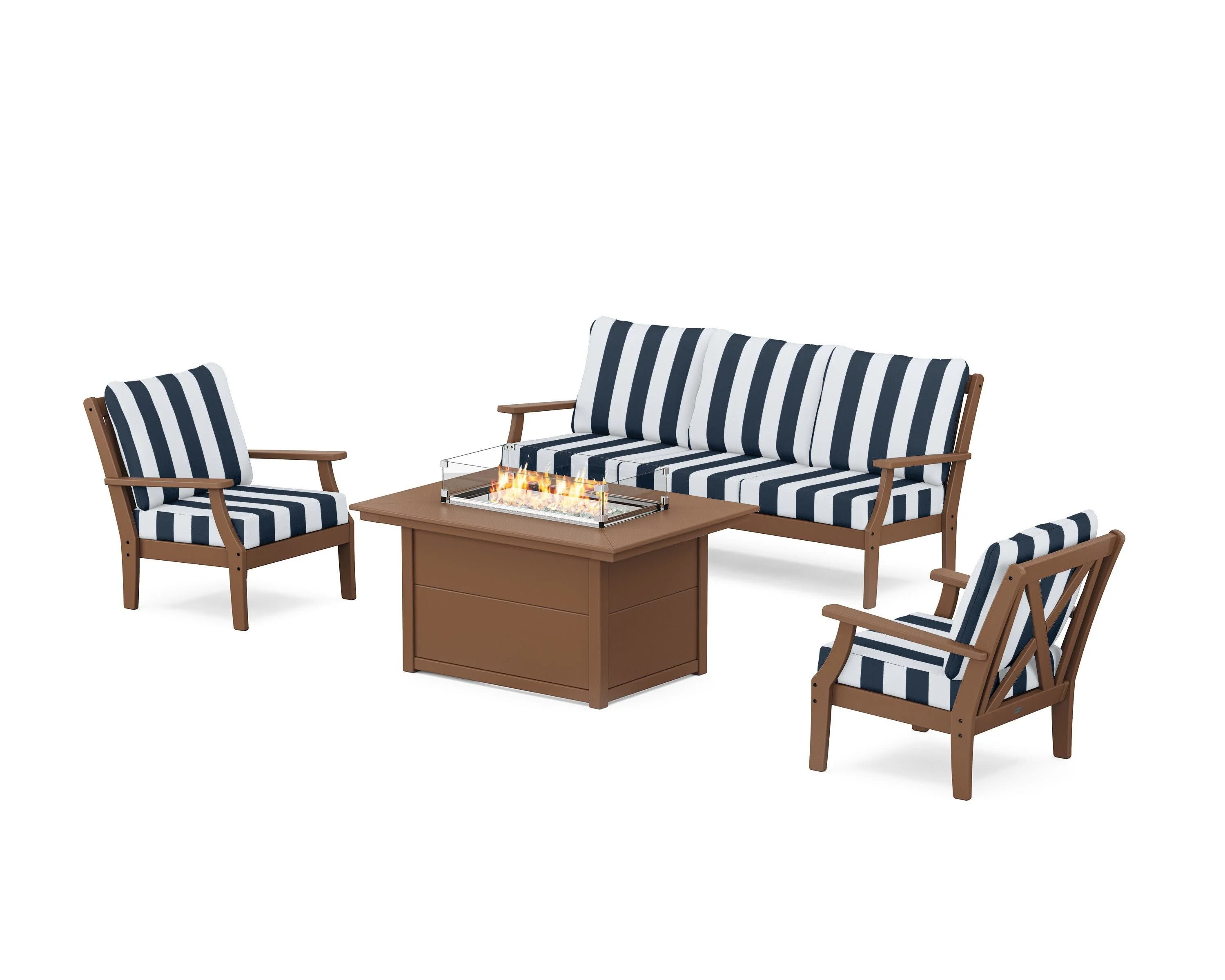 Braxton Deep Seating Fire Pit Table Set - Image 118