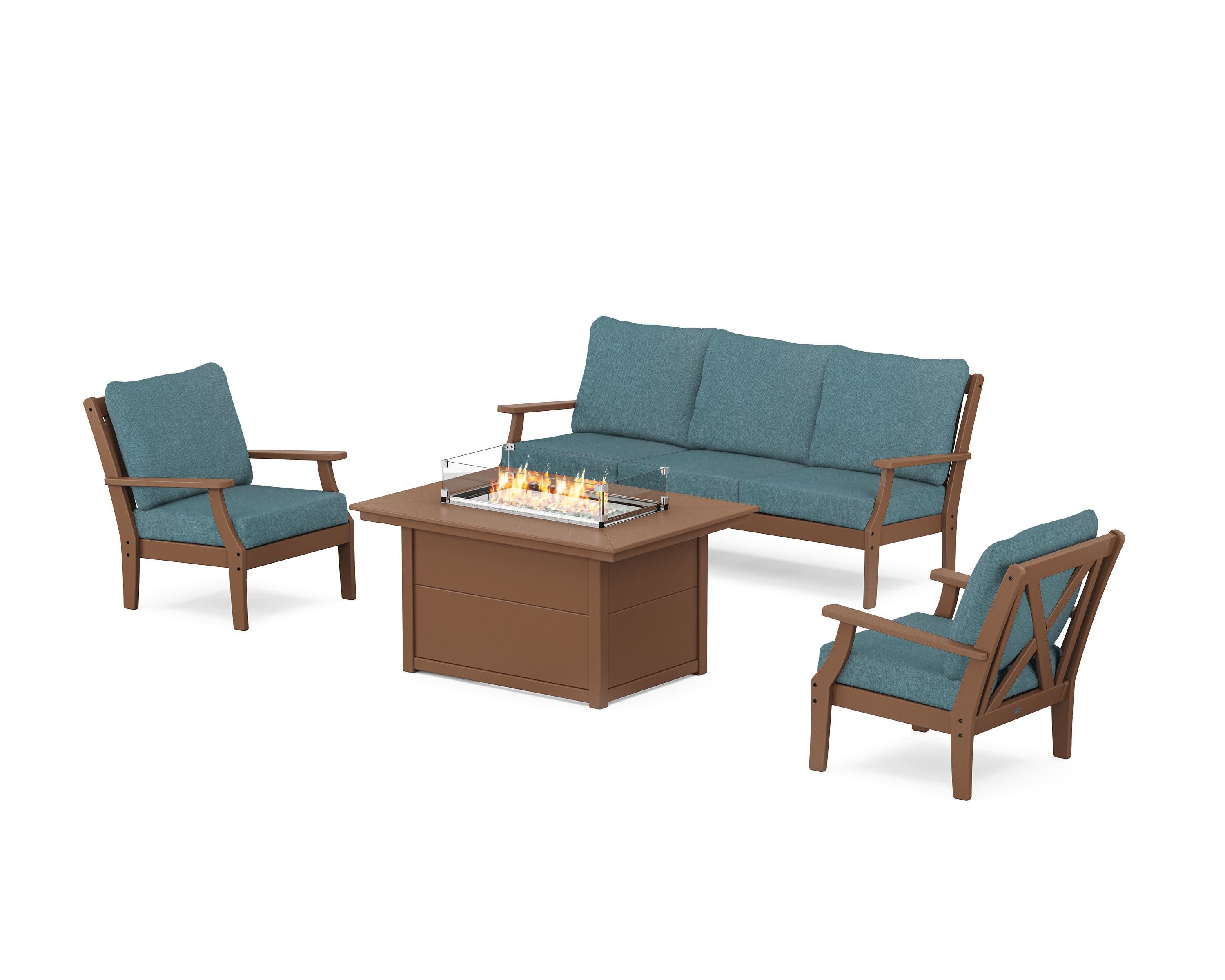 Braxton Deep Seating Fire Pit Table Set - Image 12